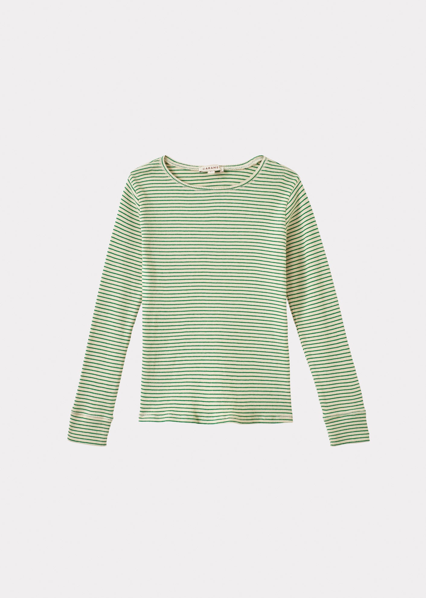 KISHON T-SHIRT - EMERALD GREEN/CREAM