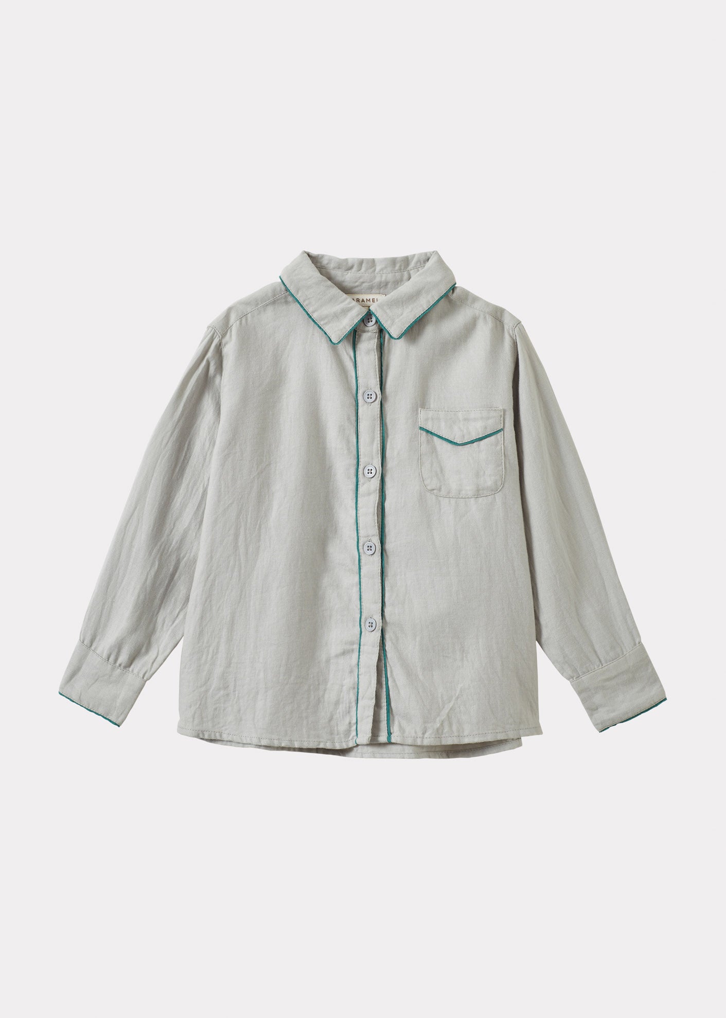 KORE CHILDREN'S COTTON SHIRT - PALE GREY
