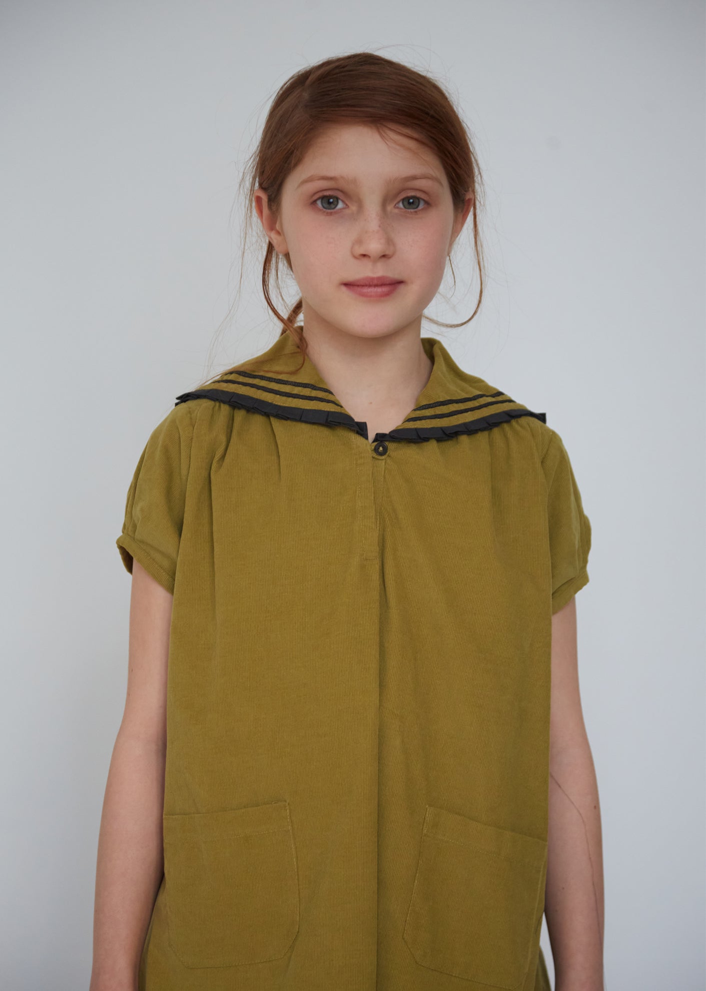 LAILA GIRL DRESS - LIME 2