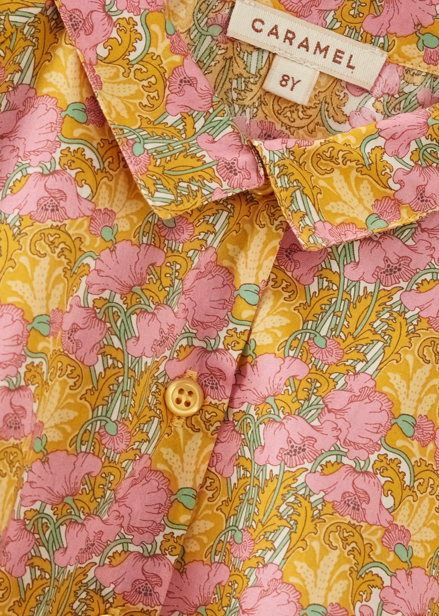 LEMON BALM TOP CHILD - PINK/YELLOW