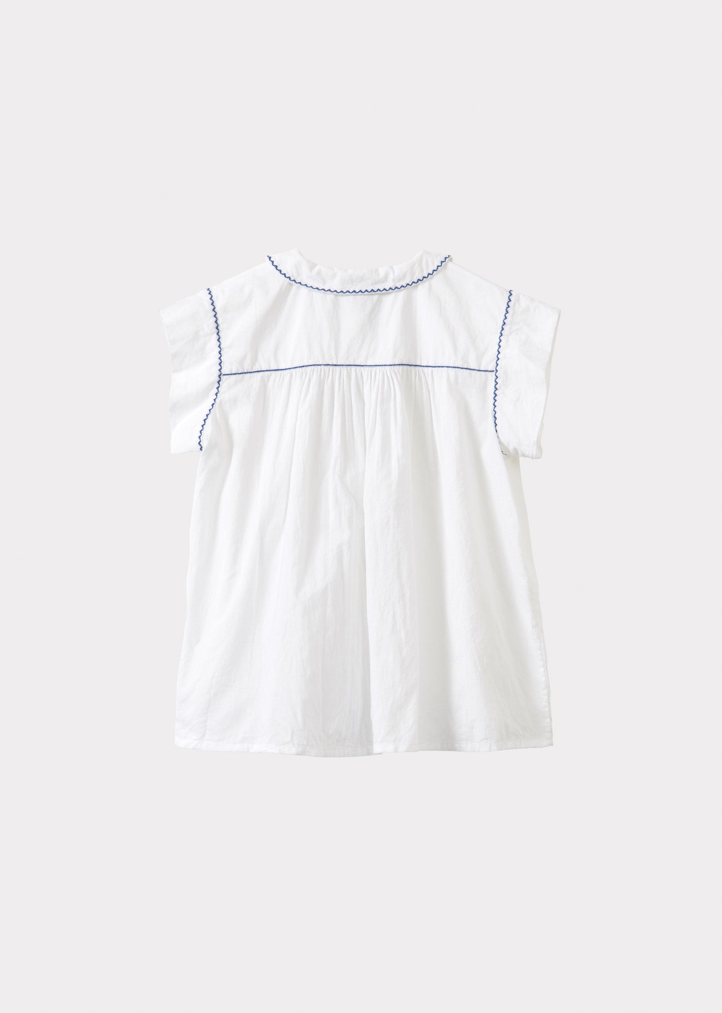 LEMONGRASS GIRL'S COTTON TOP - WHITE