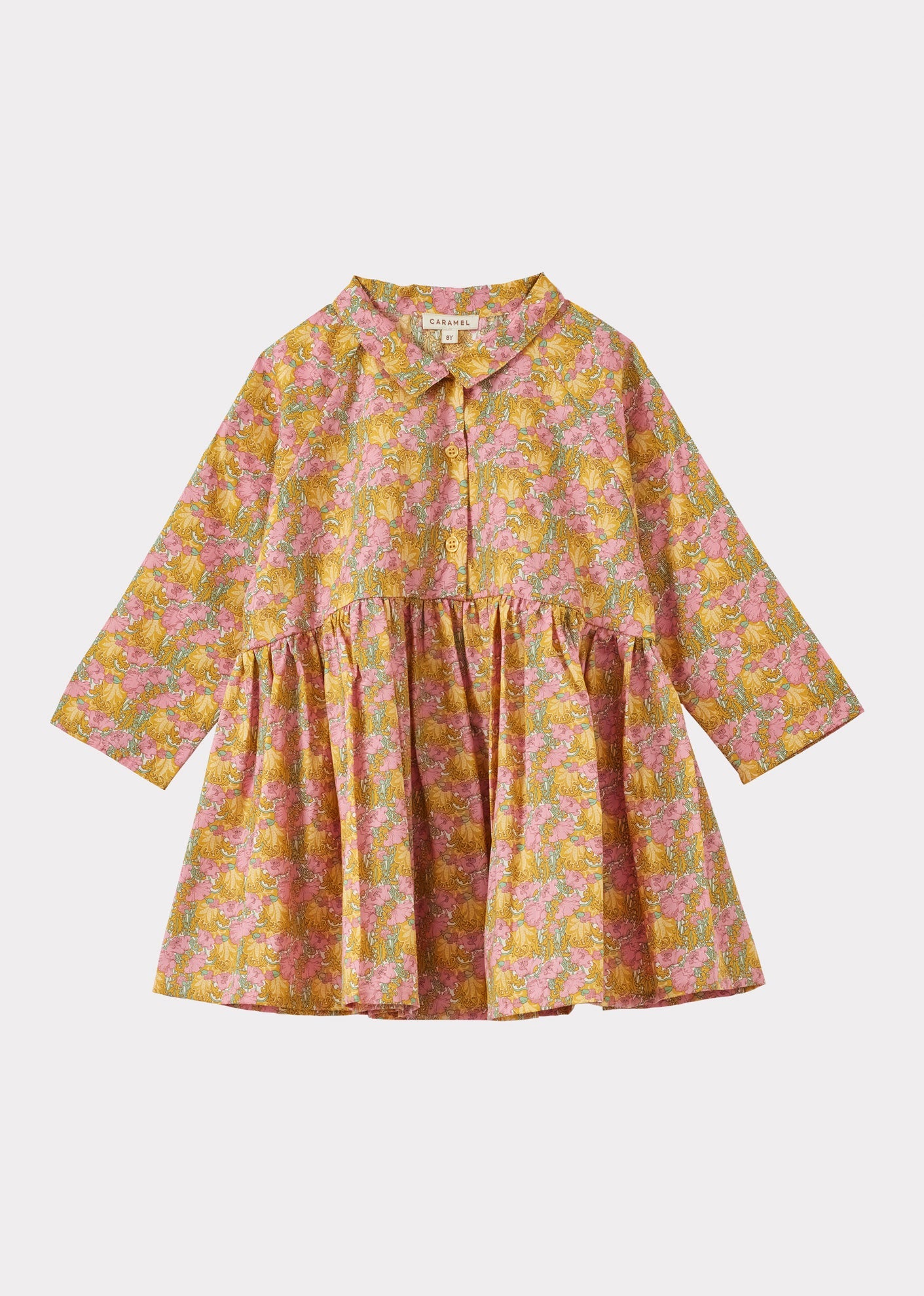 LEMON BALM TOP CHILD - PINK/YELLOW