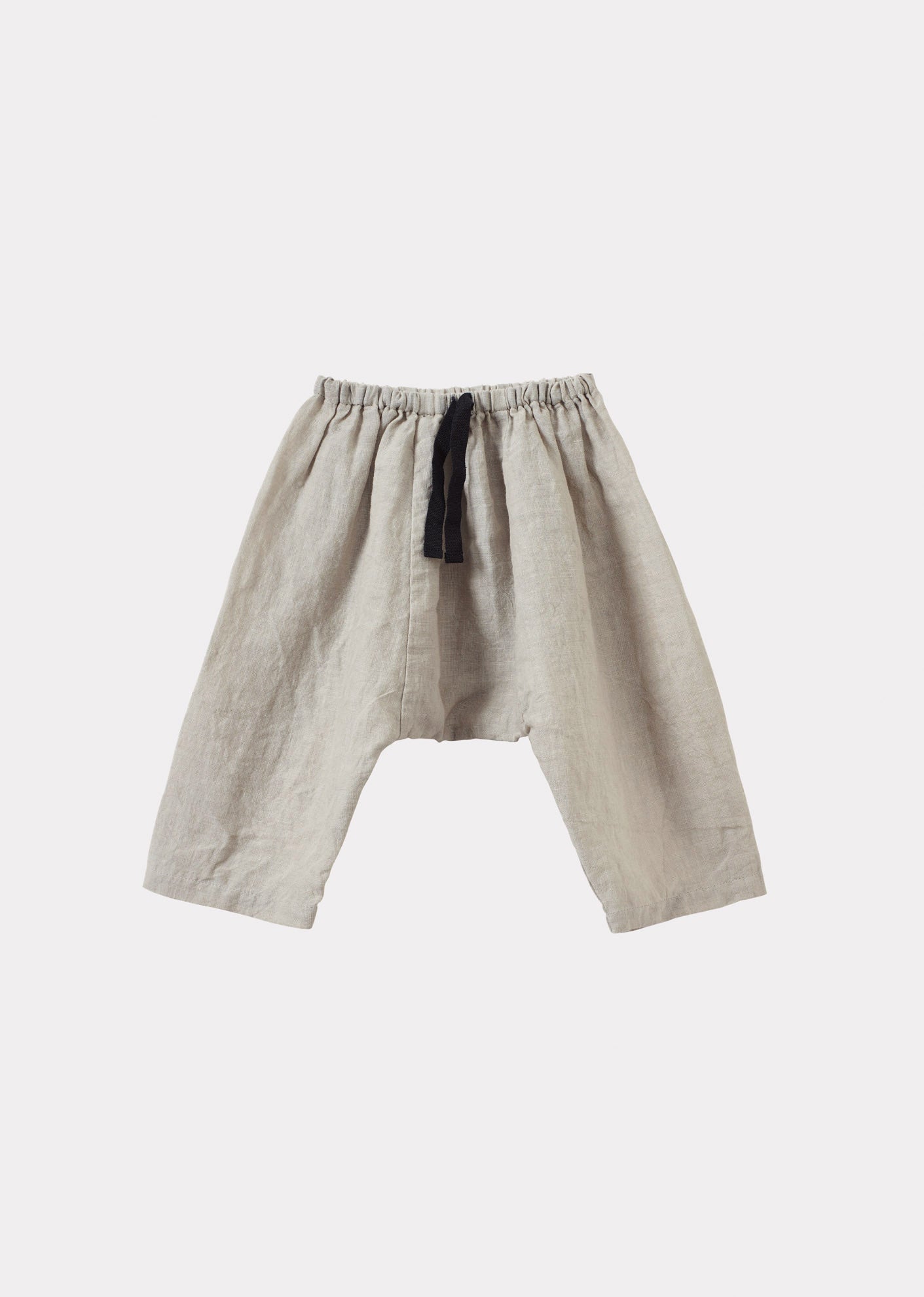 Caramel Luxury Linum Baby Trousers Grey Grey