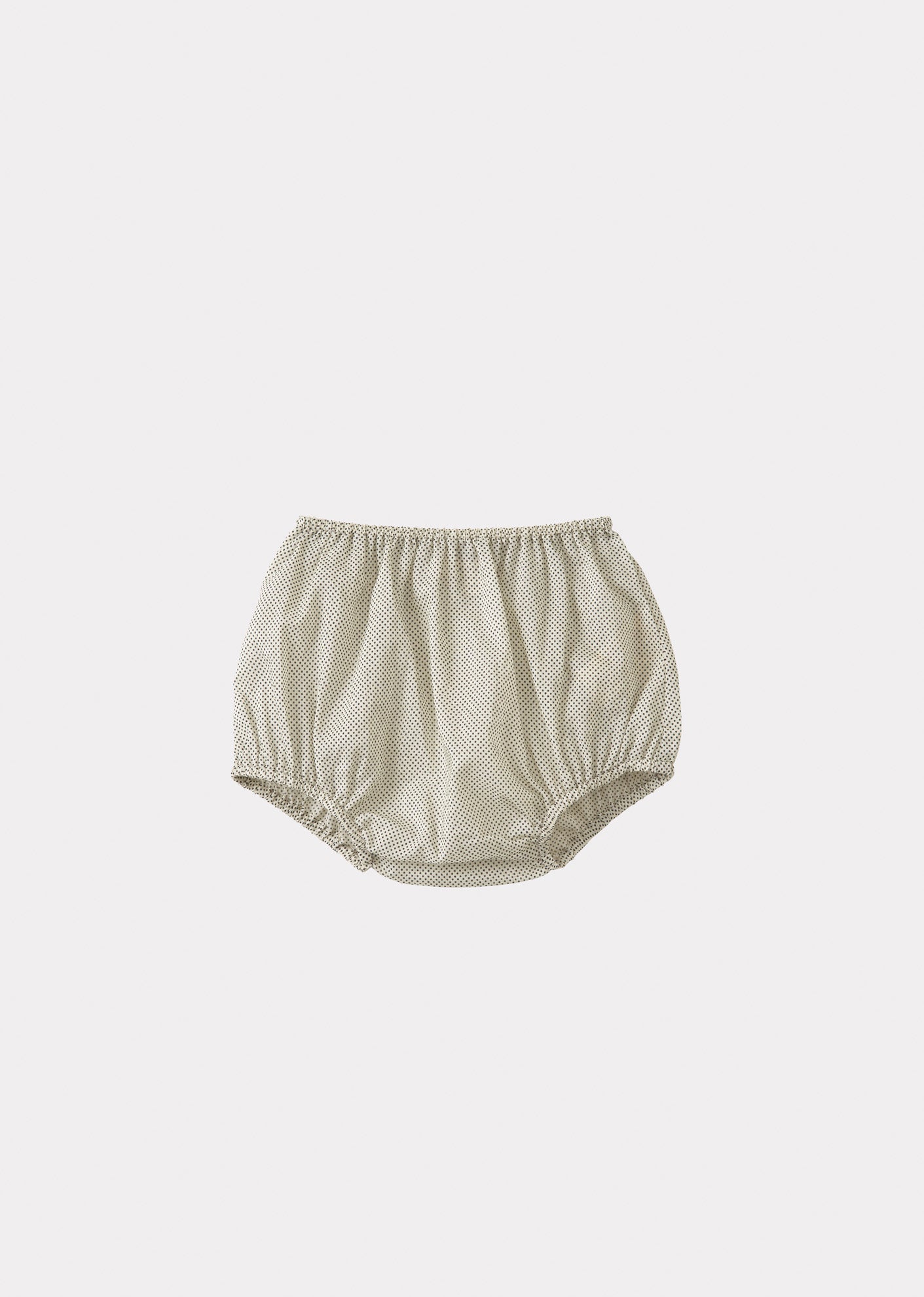 LOTUS BABY COTTON BLOOMERS - MINI WHITE POLKA DOT