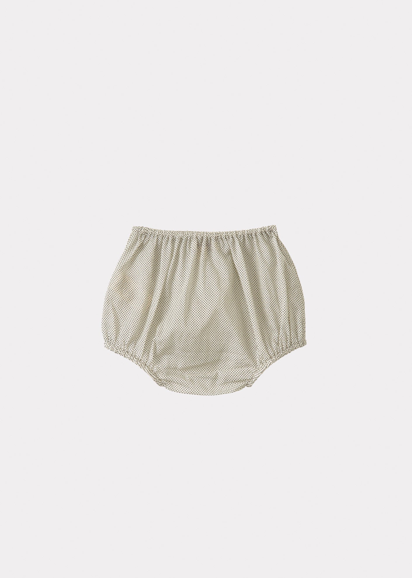 LOTUS BABY COTTON BLOOMERS - MINI WHITE POLKA DOT