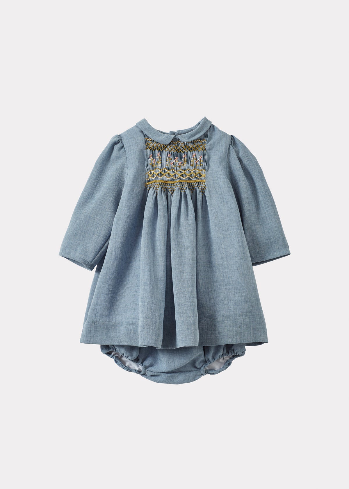 MARS BABY DRESS - CORNFLOWER