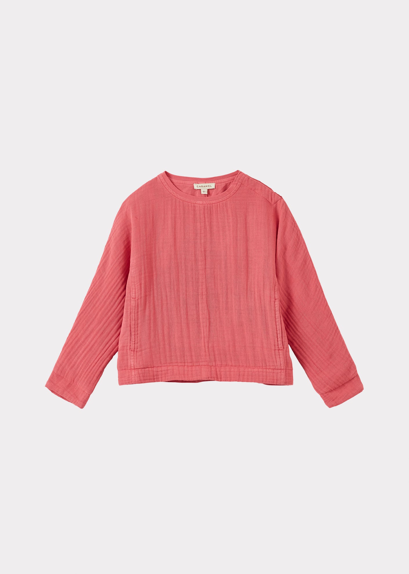 MELA CHILDREN'S COTTON TOP - CORAL