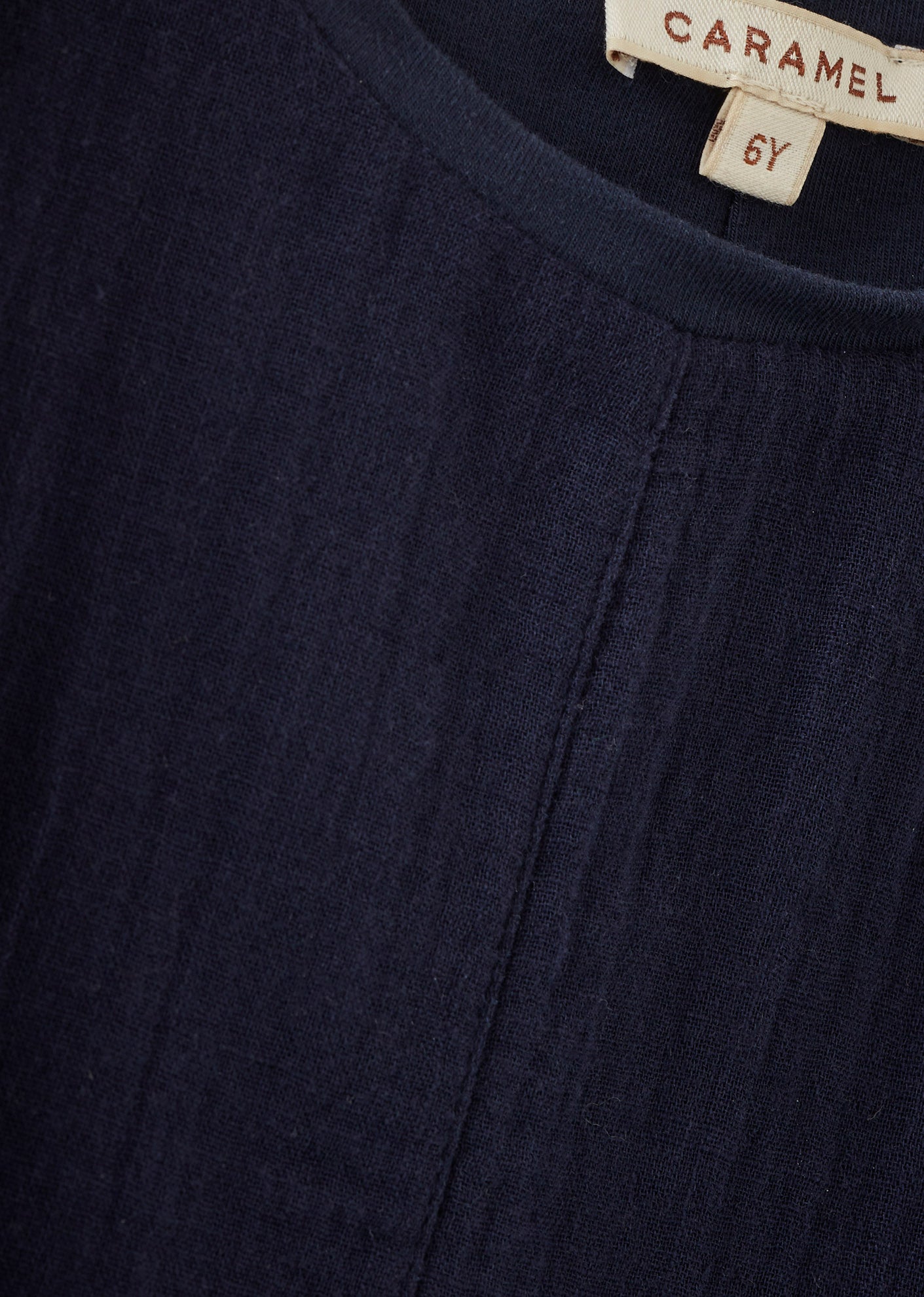 MELA CHILDREN'S COTTON TOP - NAVY