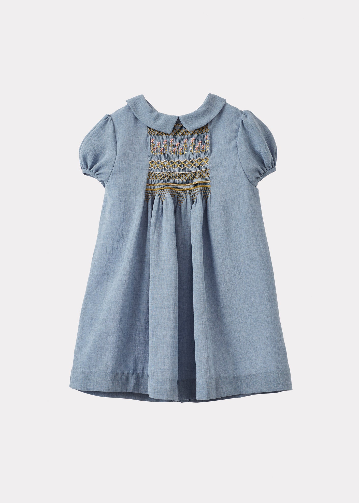 MARS GIRL'S DRESS - CORNFLOWER