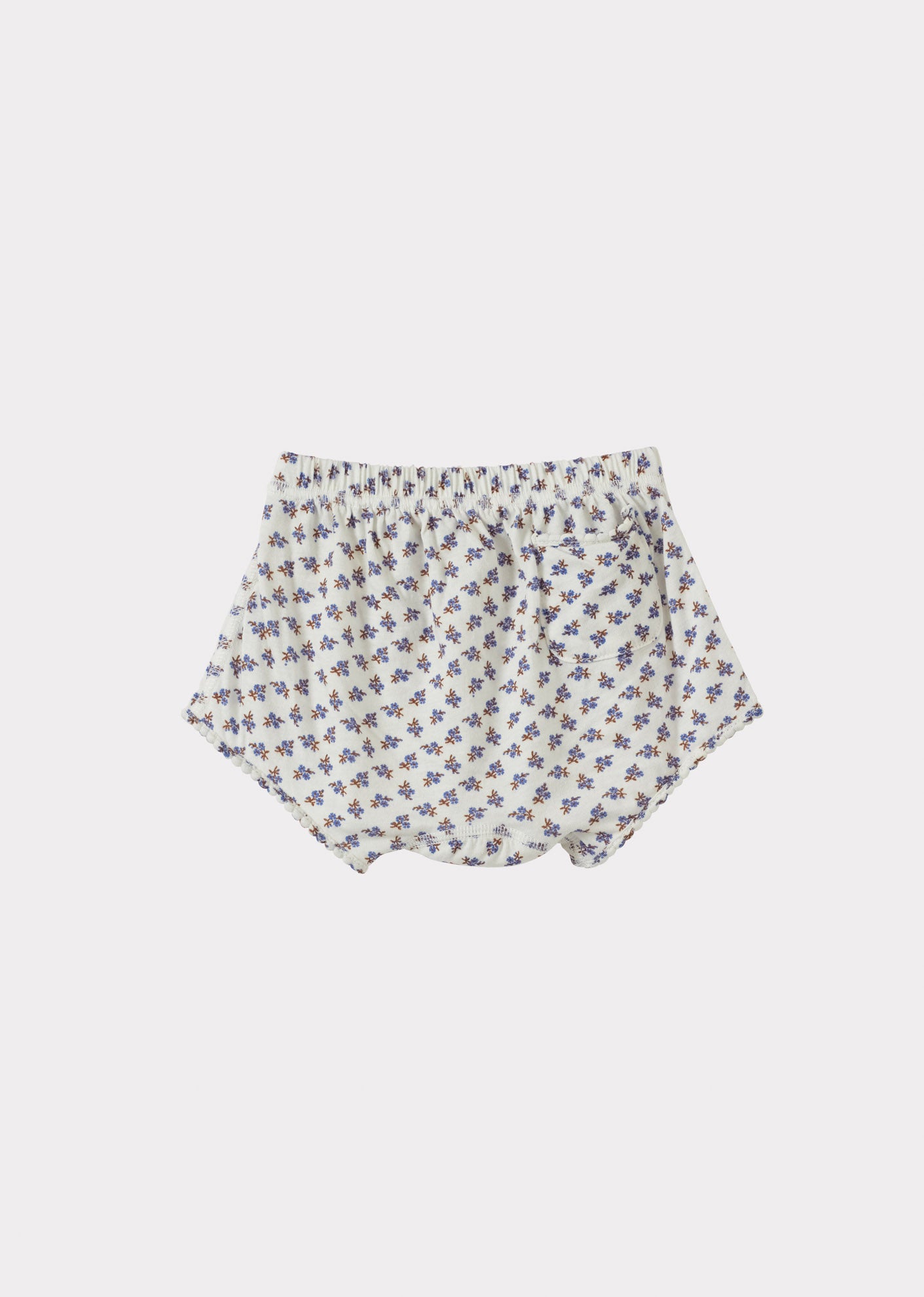 NASTURTIUM BABY SHORTS - ECRU DITSY PRINT