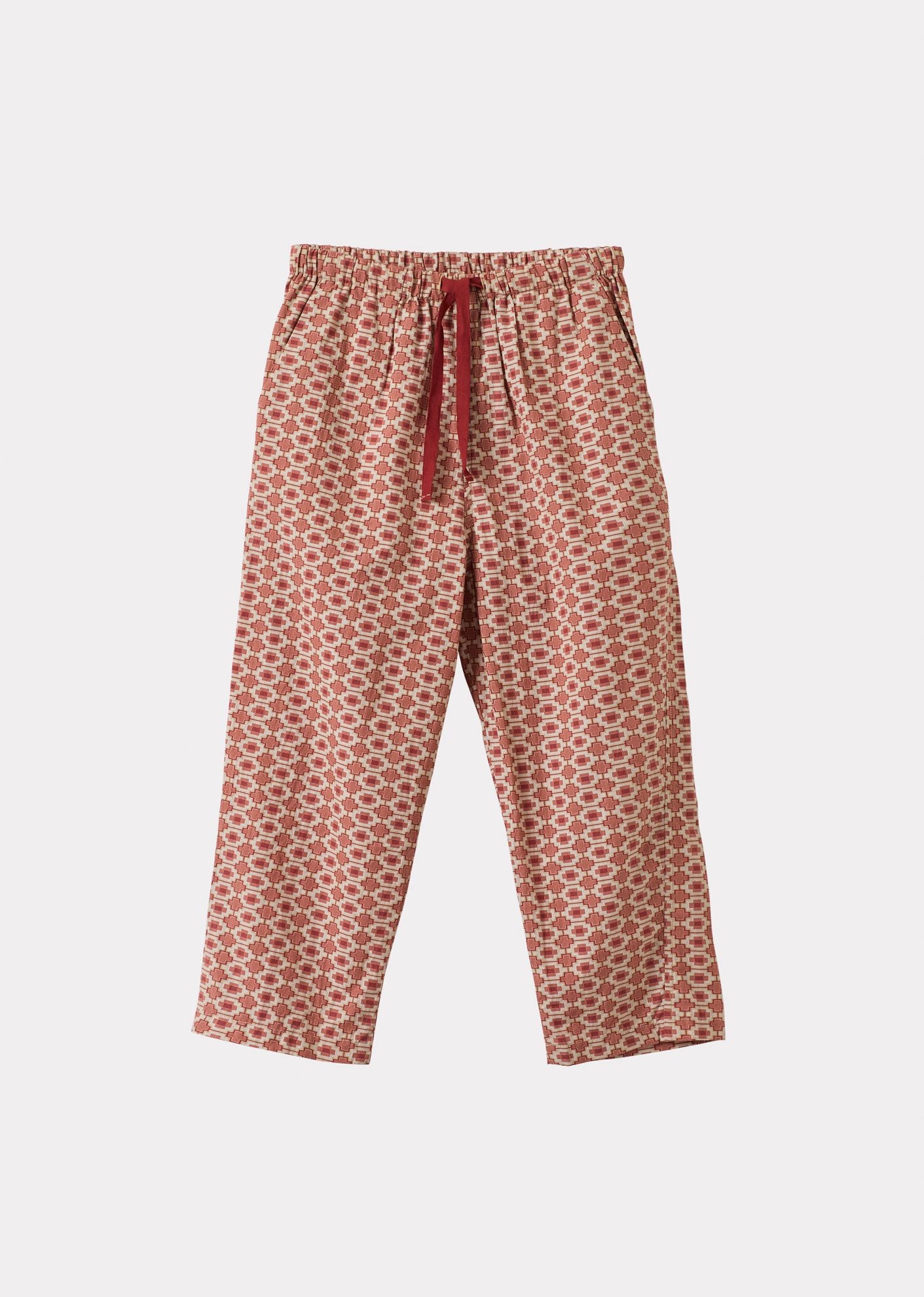LEDA CHILDREN'S TROUSERS - KALEIDOSCOPE PRINT