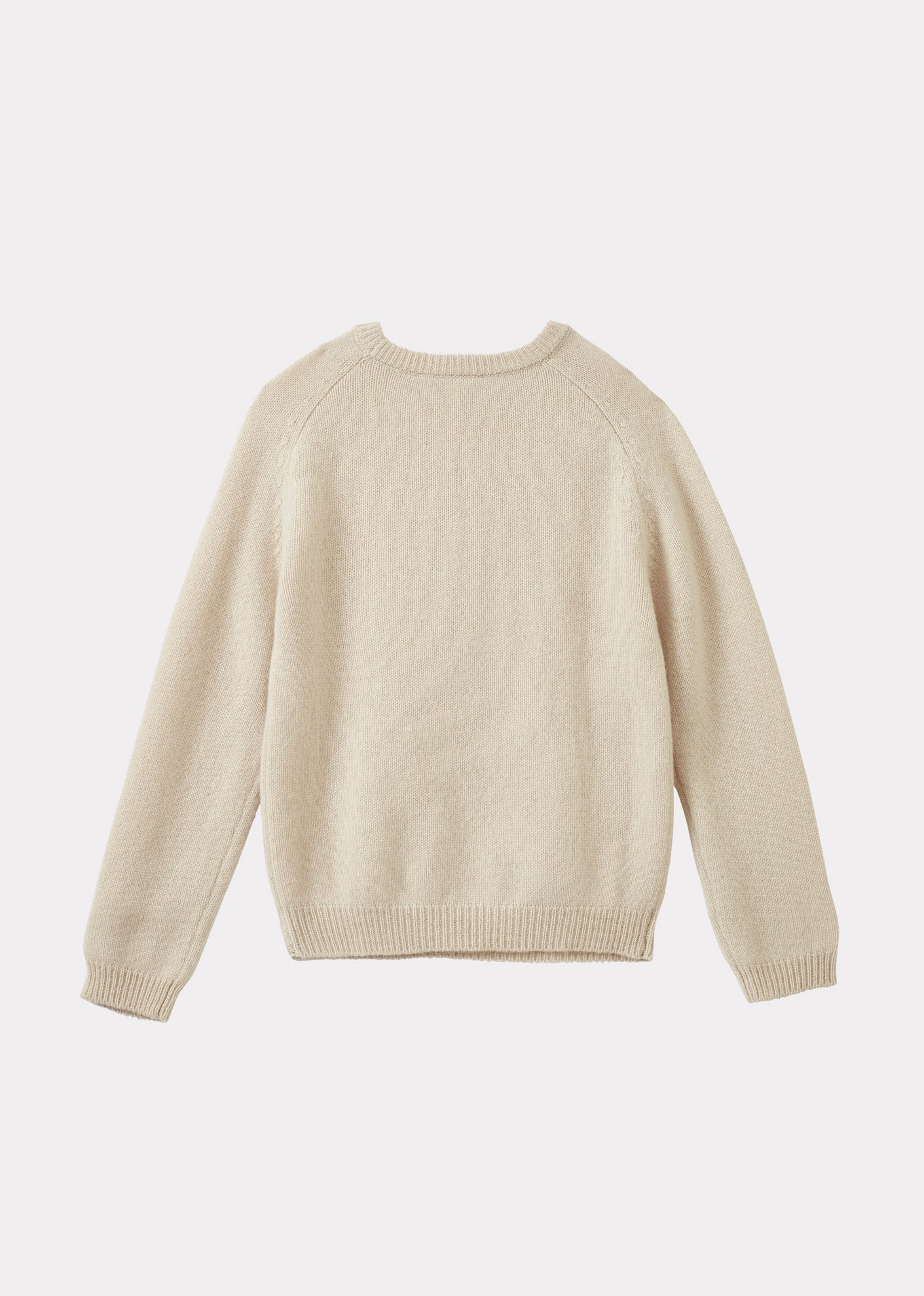 POA CHILDREN'S CASHMERE JUMPER - ECRU