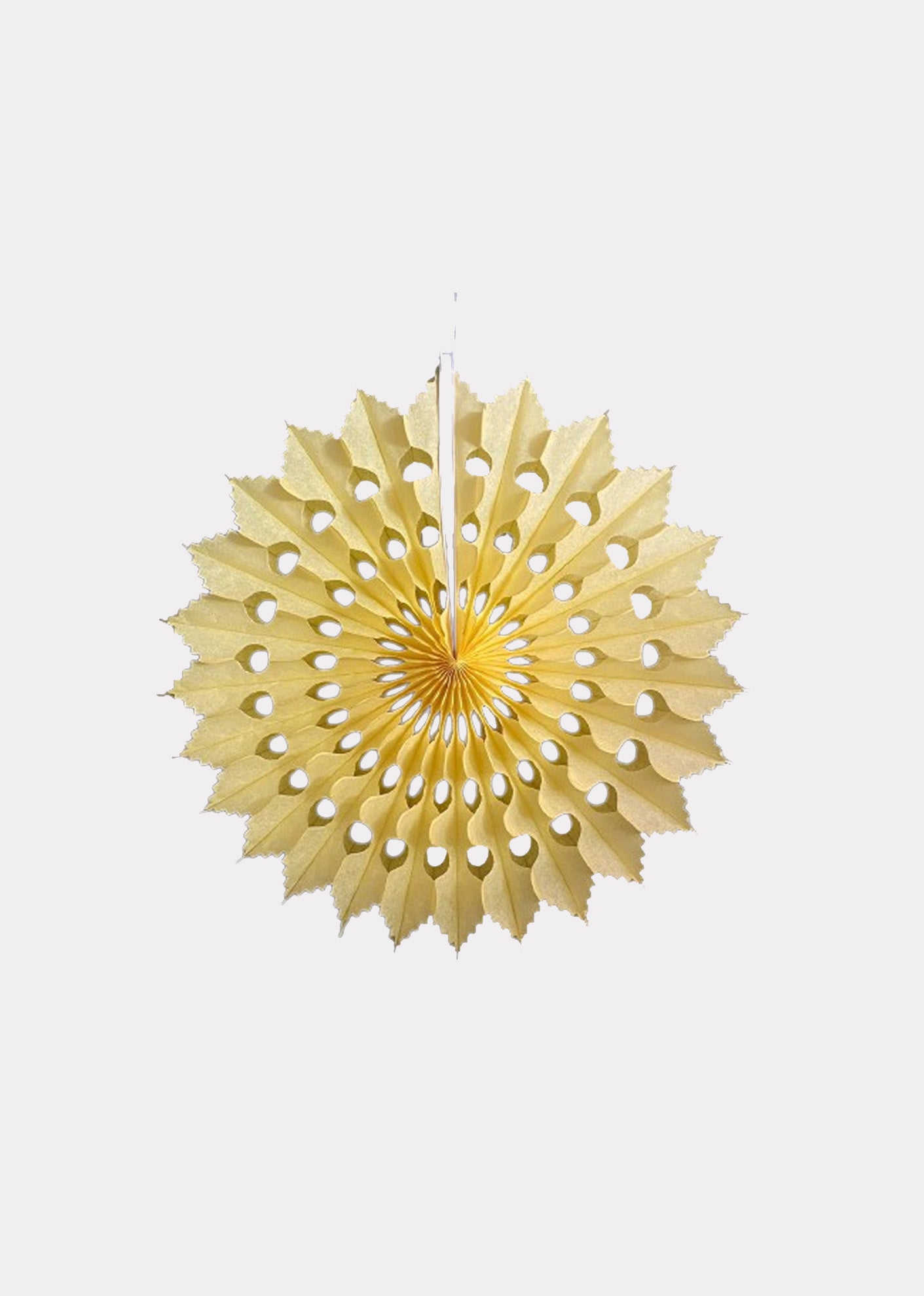 PETRA BOASE PAPER FAN - YELLOW