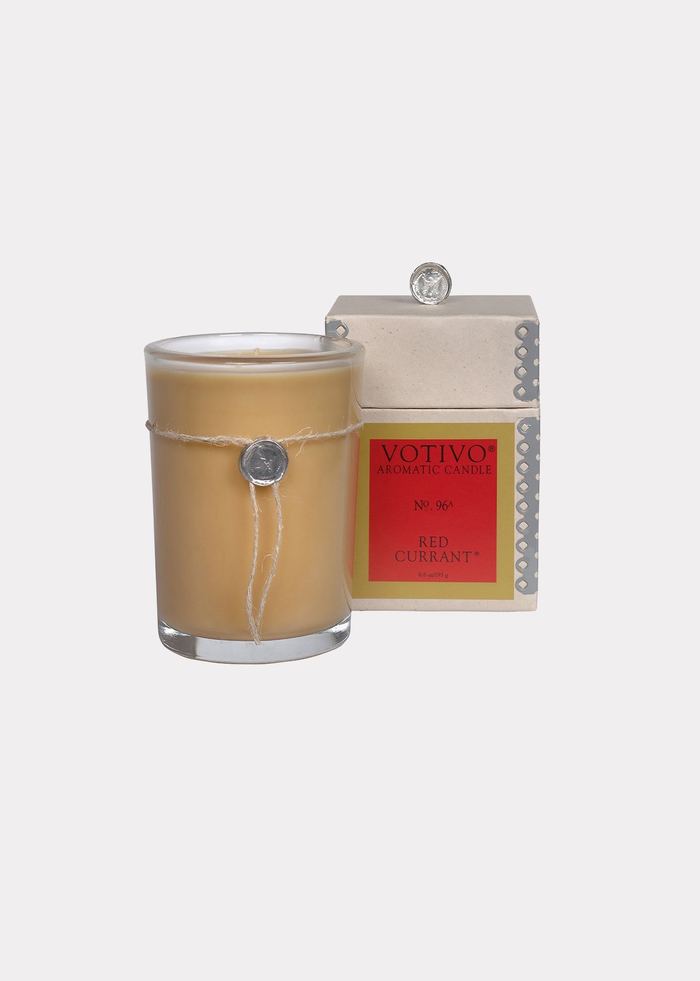 VOTIVO CANDLE IN GLASS - RED CURRANT