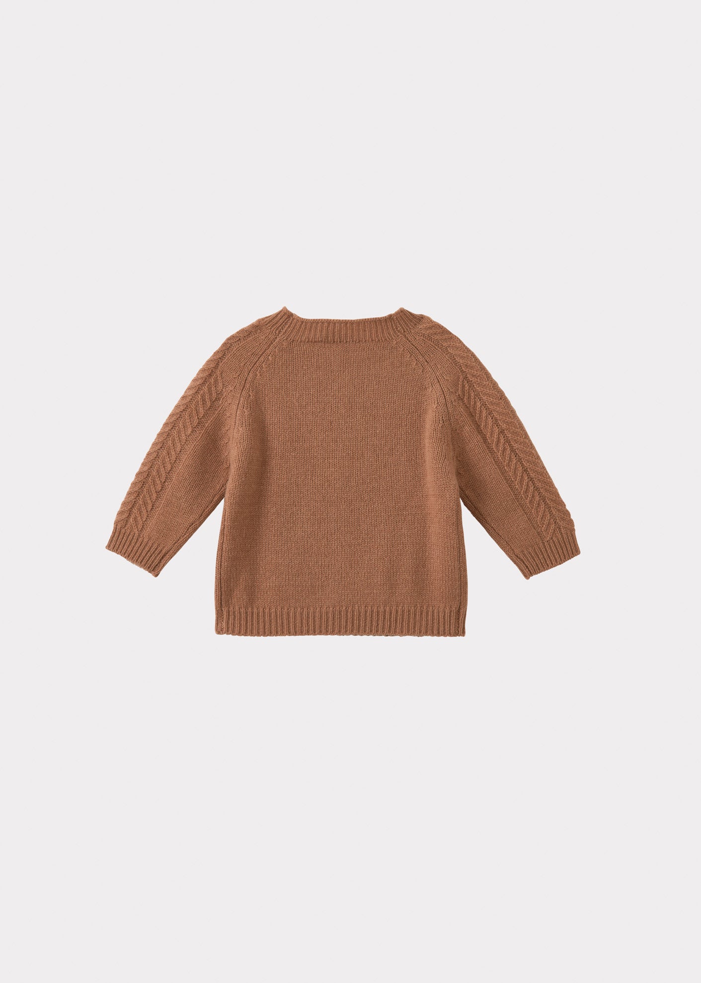 SCOUT BABY CASHMERE JUMPER - TOFFEE
