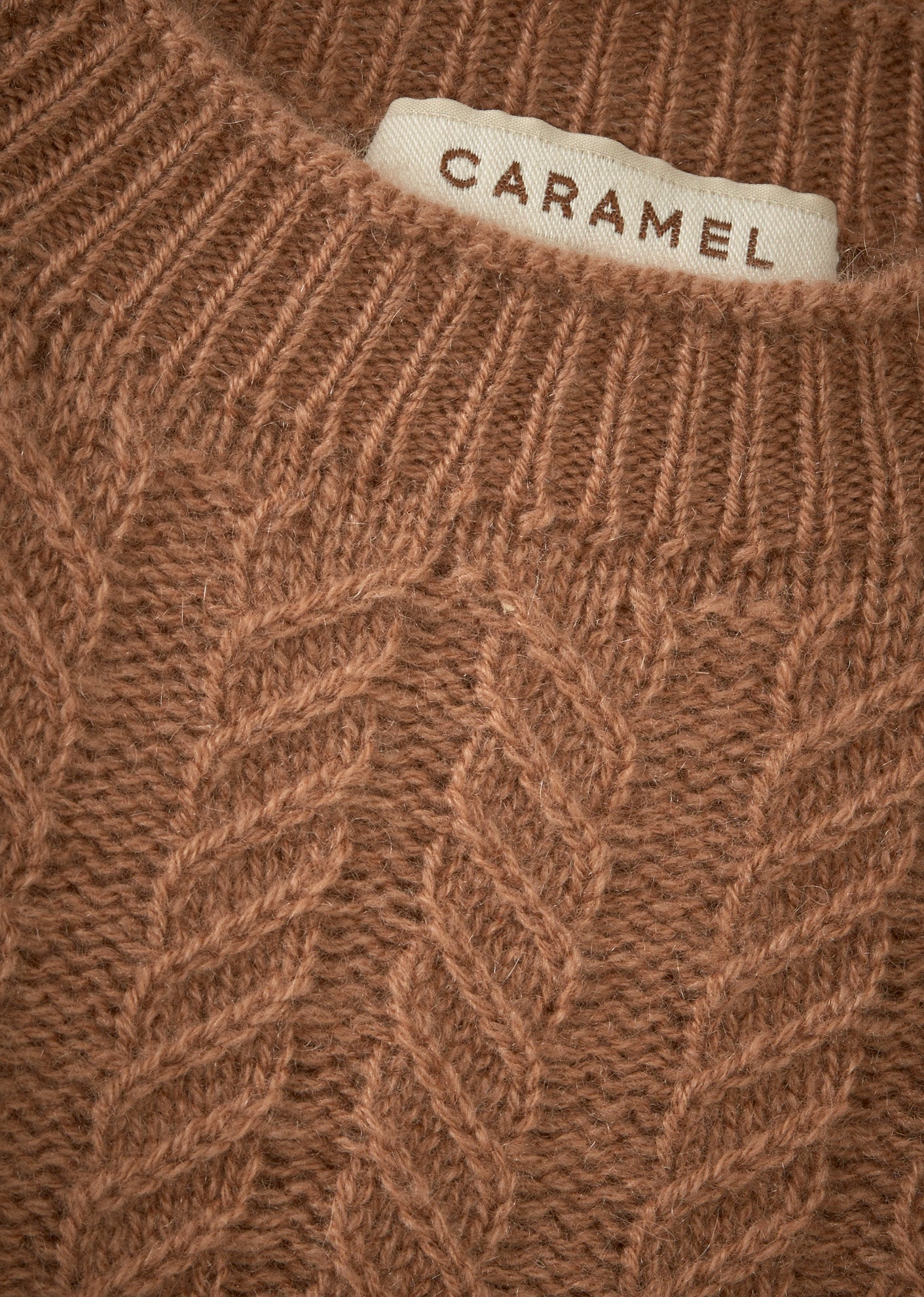 SCOUT CHILDREN'S CASHMERE JUMPER - TOFFEE