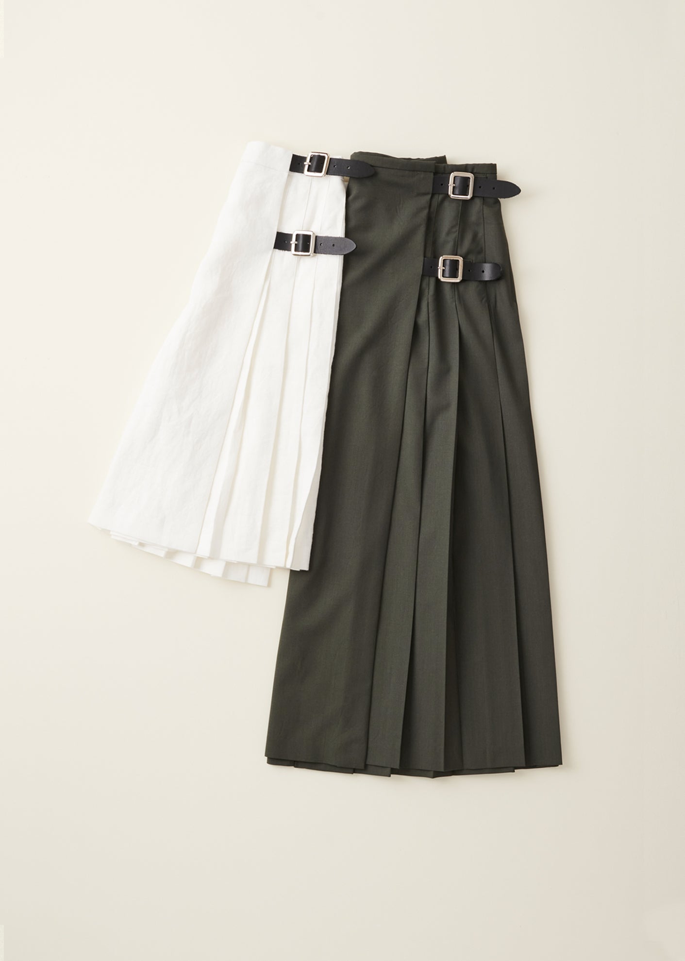 WOMEN'S WOOL KILT - GREEN