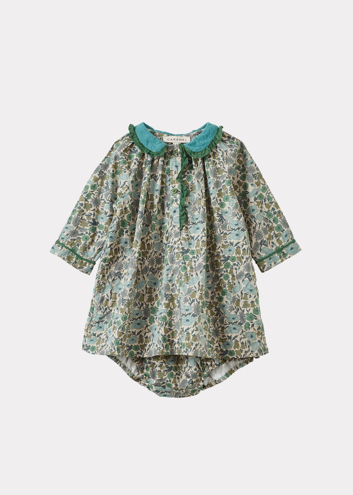 VERDITE BABY COTTON DRESS - LIBERTY POPPY & DAISY