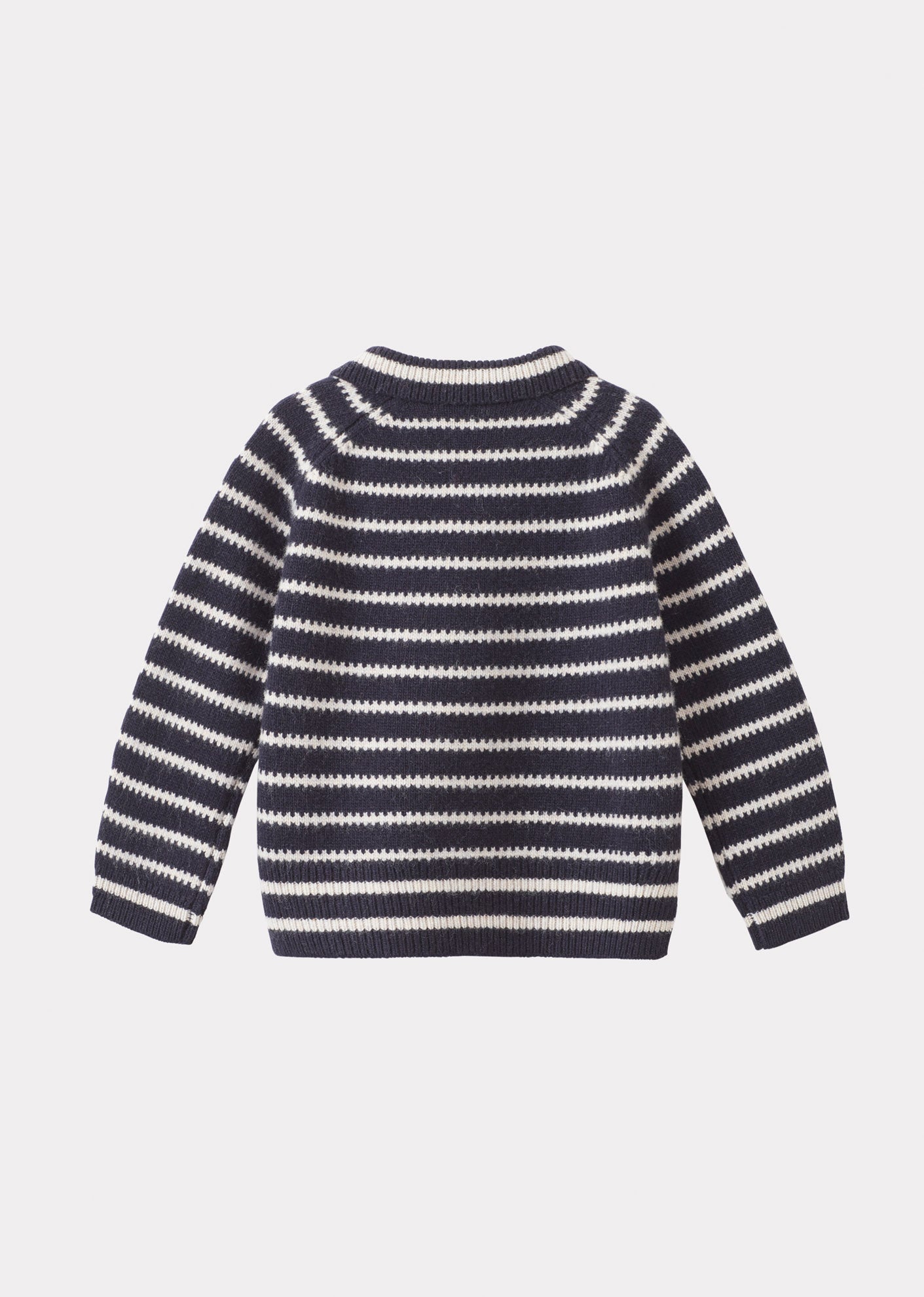 VEVE KIDS JUMPER - NAVY/ECRU 3