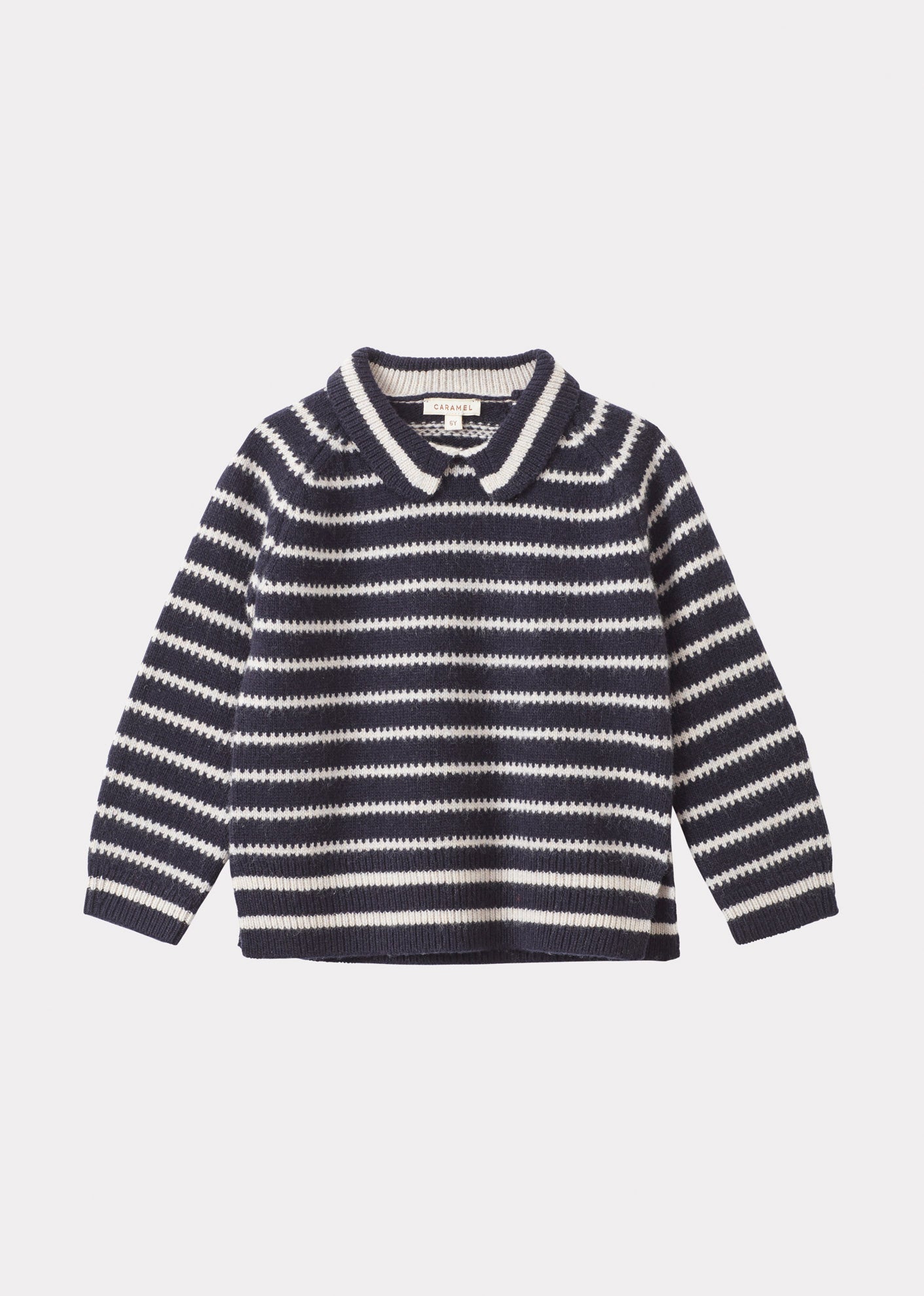 VEVE KIDS JUMPER - NAVY/ECRU 2