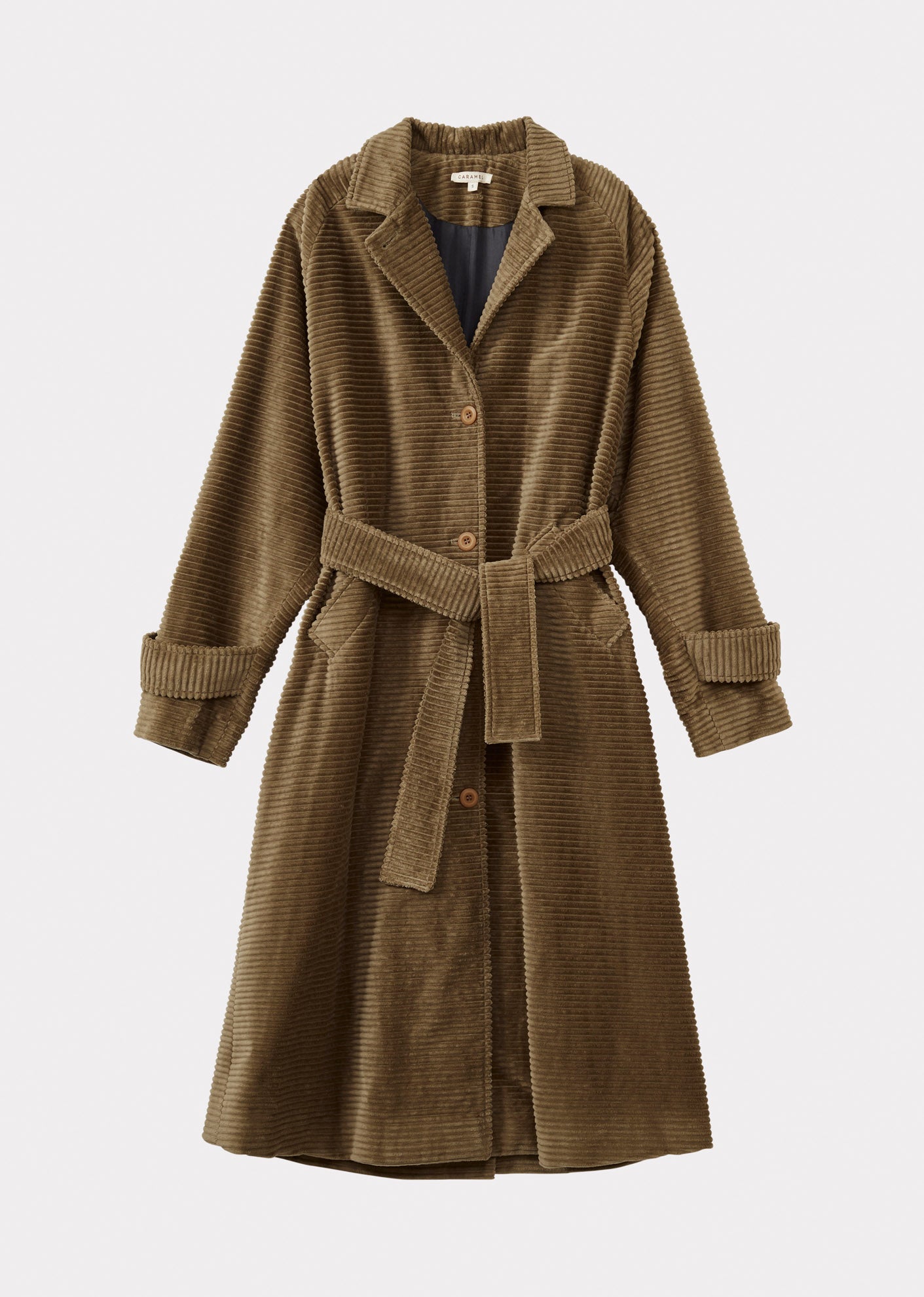 WOMEN'S COTTON TRENCH COAT - KHAKI
