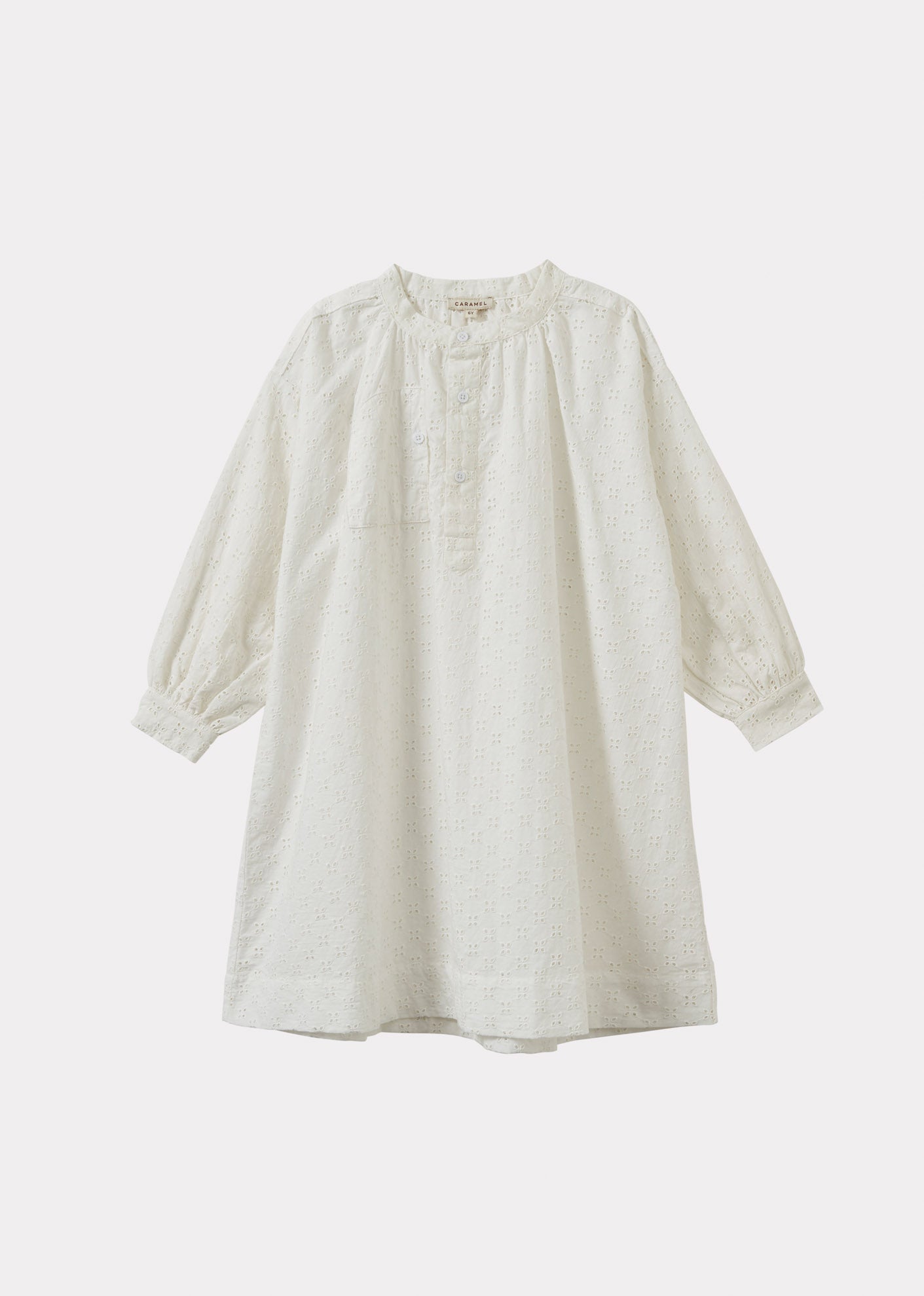 YEW GIRL'S COTTON DRESS - OFF-WHITE