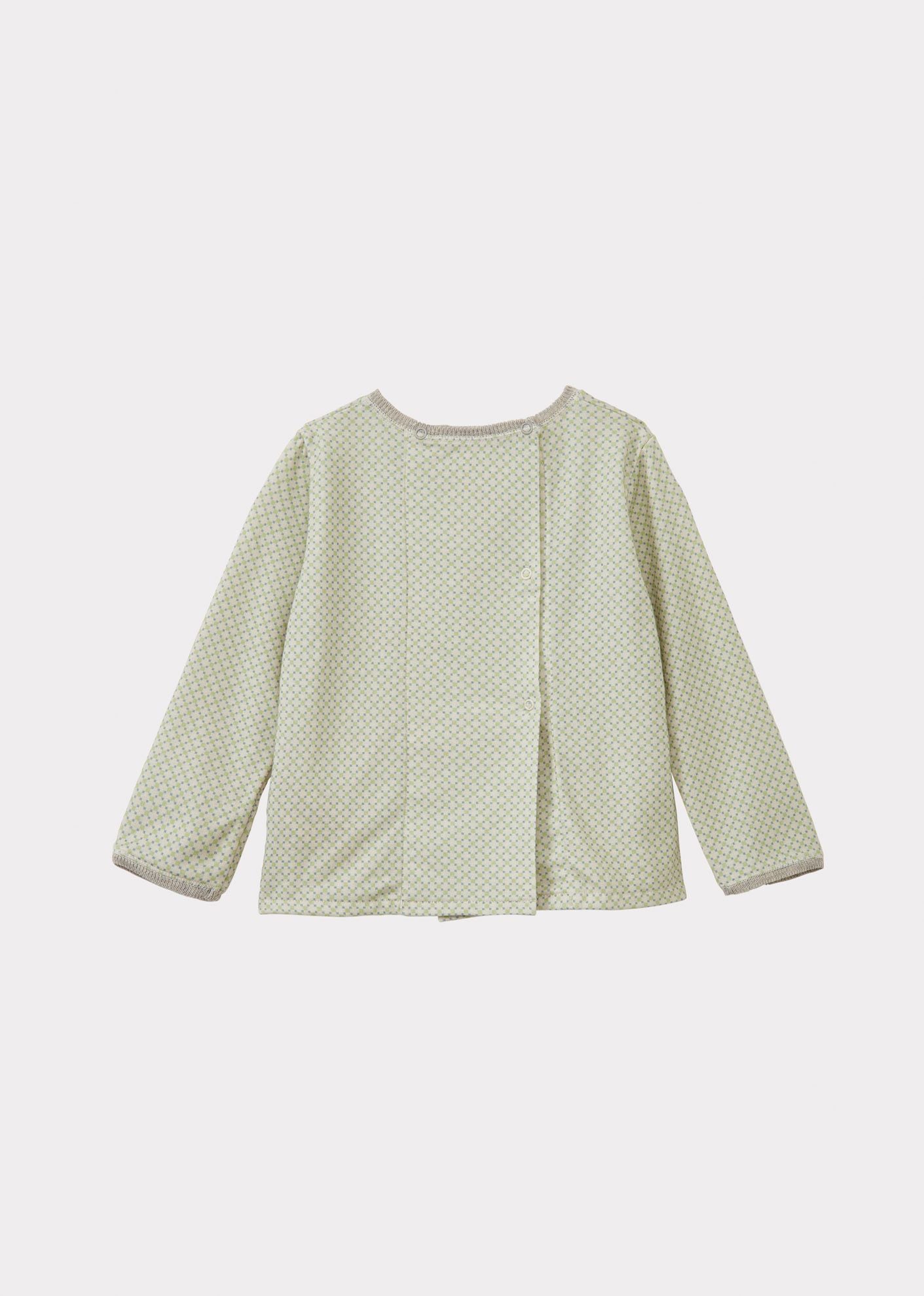 BARNES BABY TOP AND TROUSERS SET - DITSY GEO PRINT