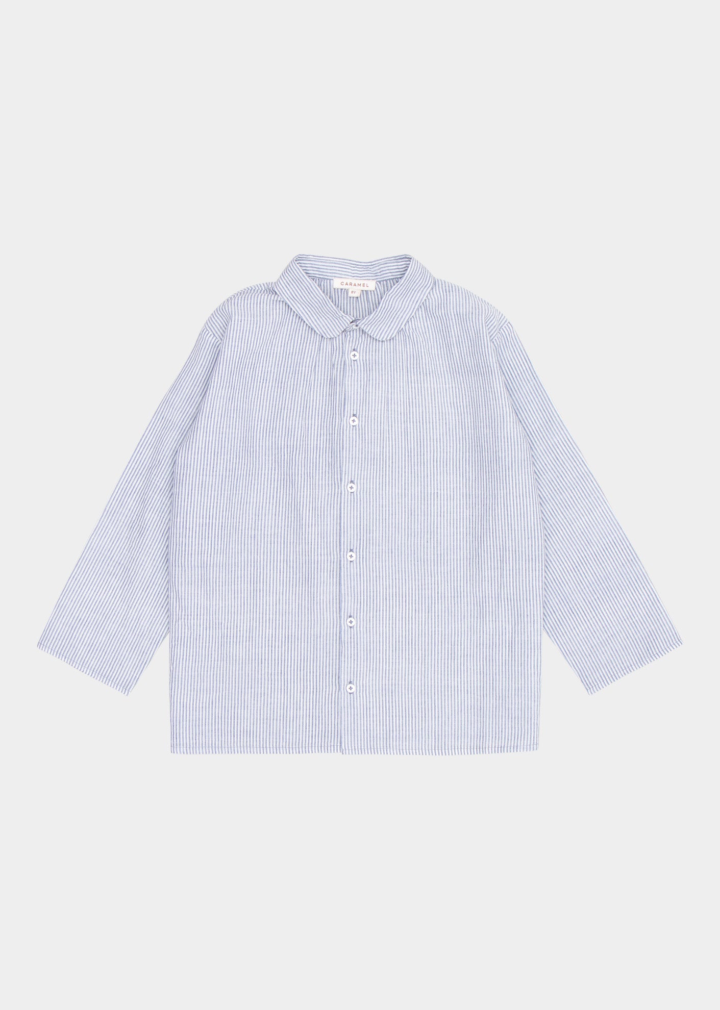 ALOE KIDS SHIRT - NAVY STRIPE