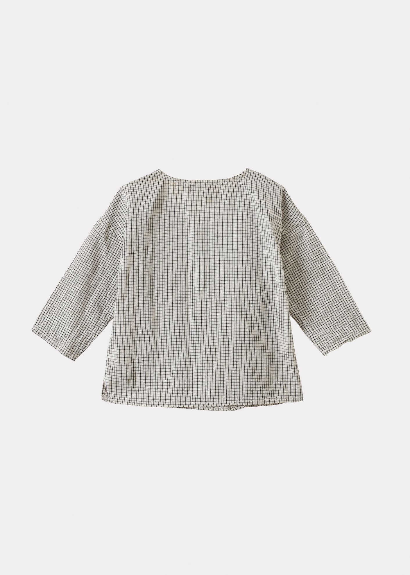 ACORUS BABY TOP AND TROUSERS SET - BLACK CHECK