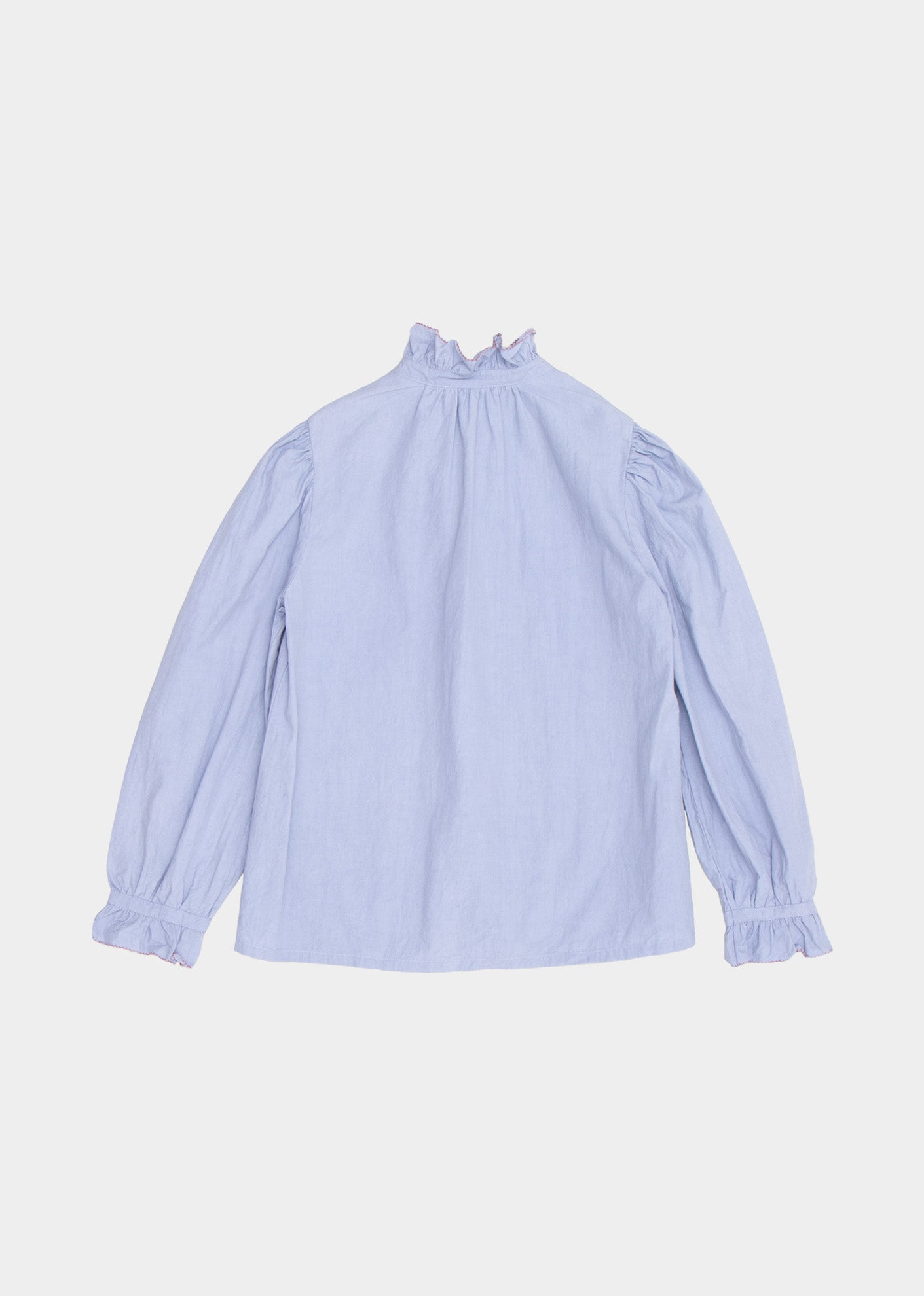 CAULIFLOWER GIRL BLOUSE - SLATE BLUE