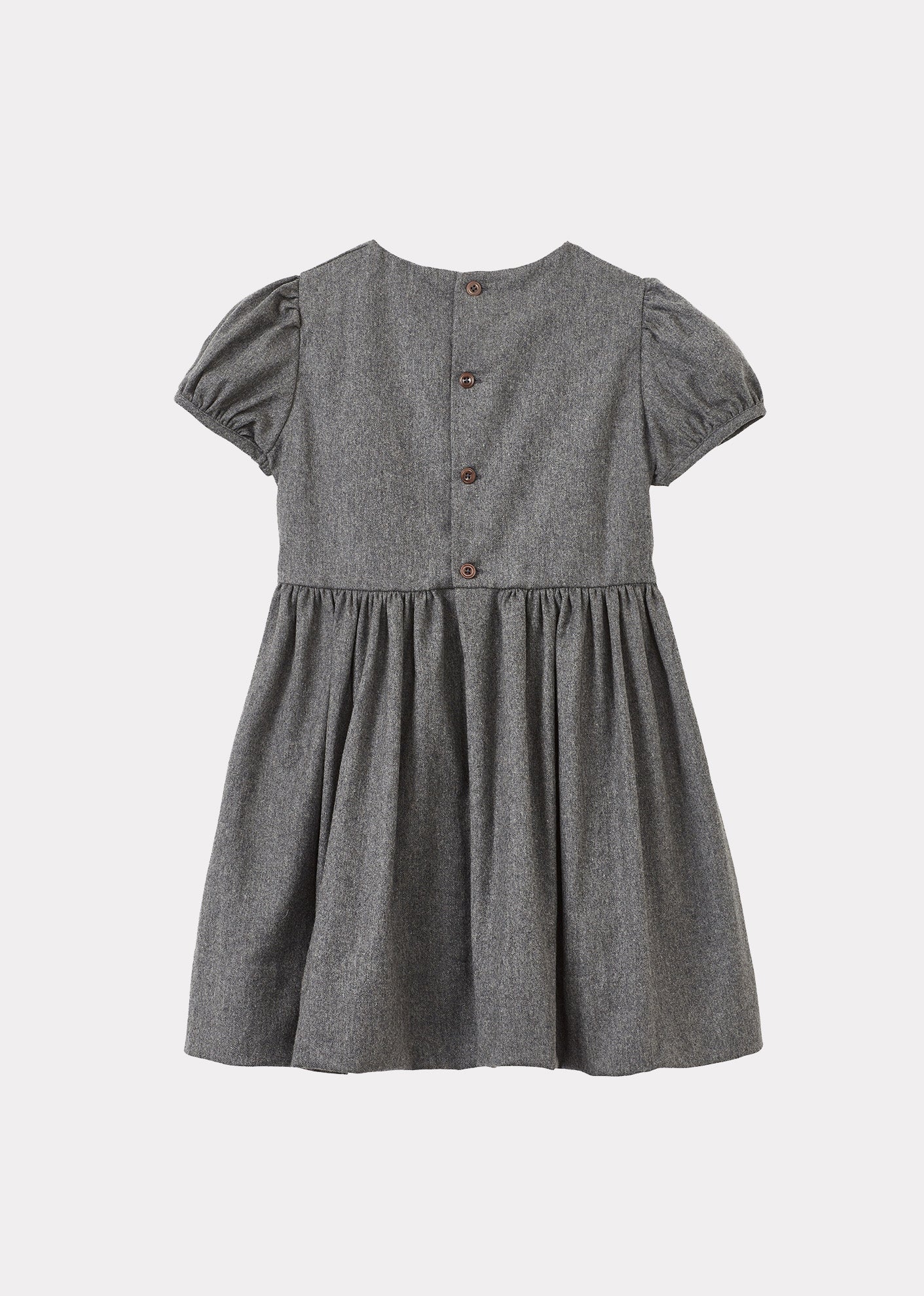 BOGDA GIRL DRESS - CHARCOAL MELANGE