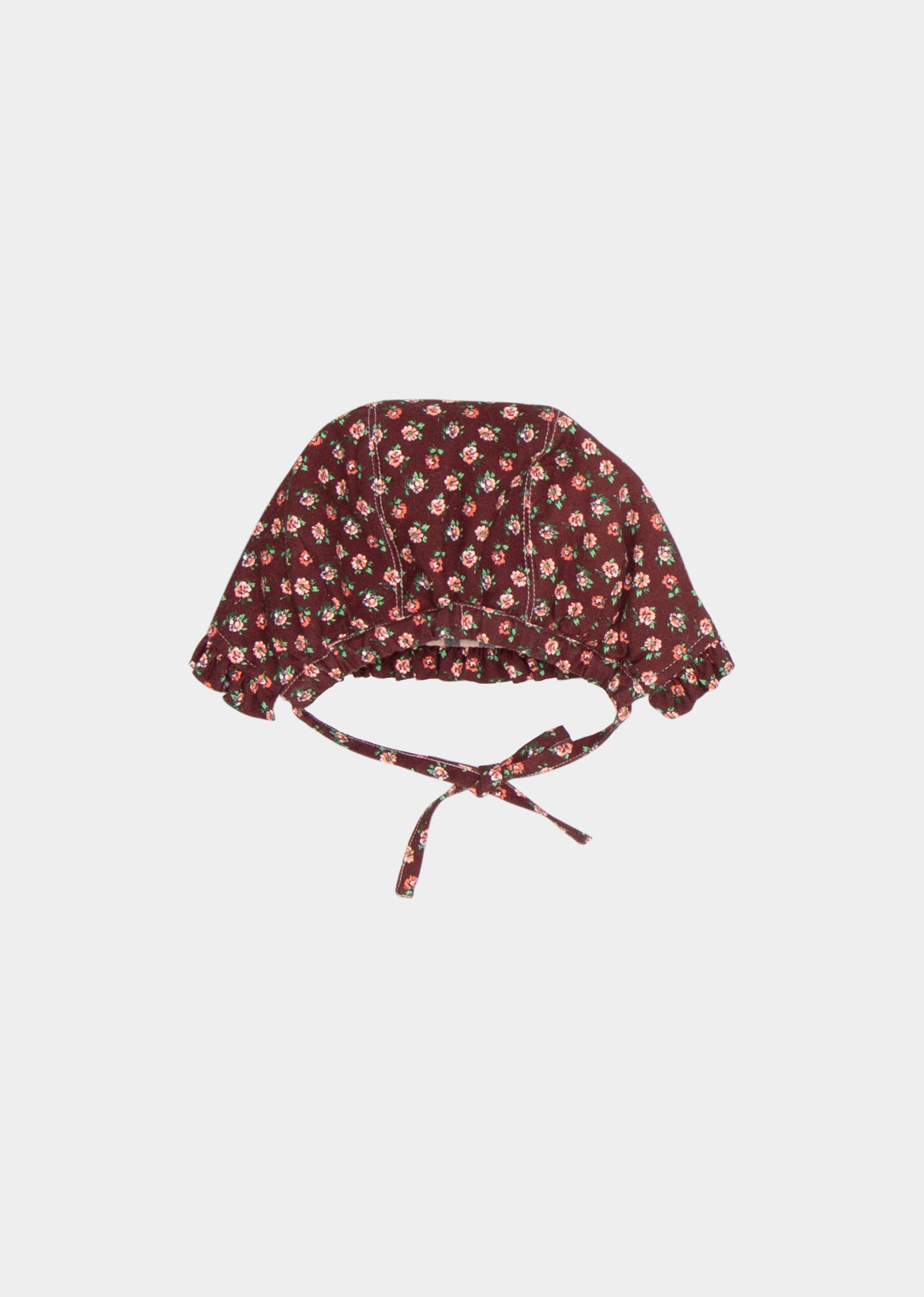 DANA BABY BONNET - CHOCOLATE FLORAL