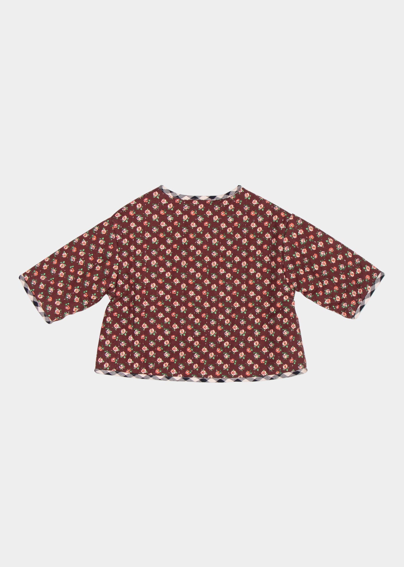 EMORY BABY JACKET - CHOCOLATE FLORAL