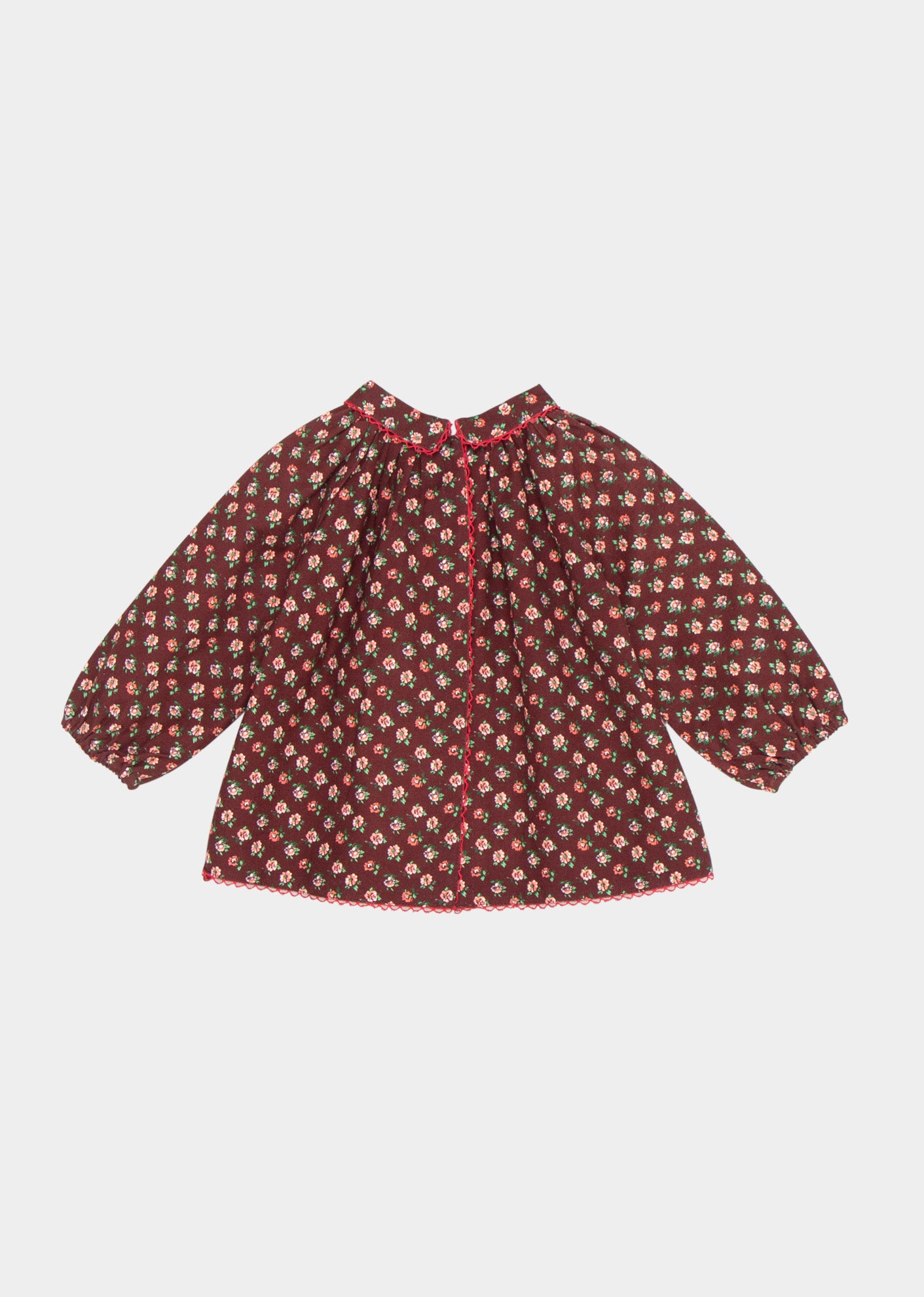 JAYA BABY BLOUSE - CHOCOLATE FLORAL