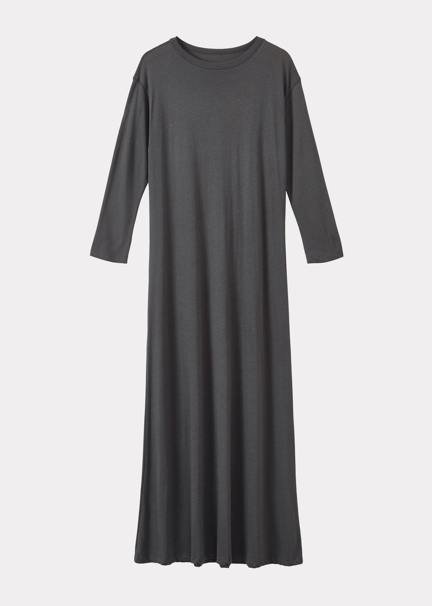 WOMEN'S LONG SLEEVE DRESS - CHARCOAL