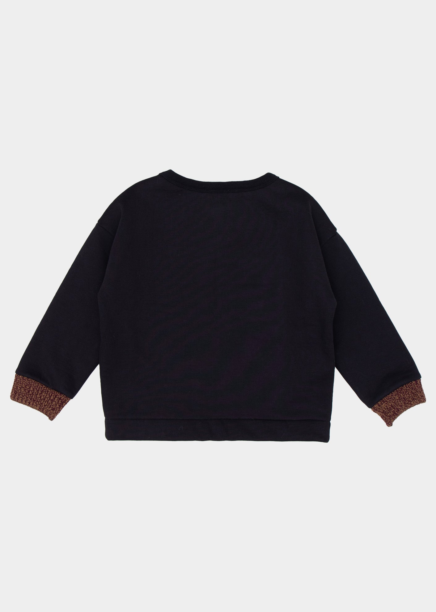 KOM KIDS JUMPER - BLACK/ORANGE/TAN