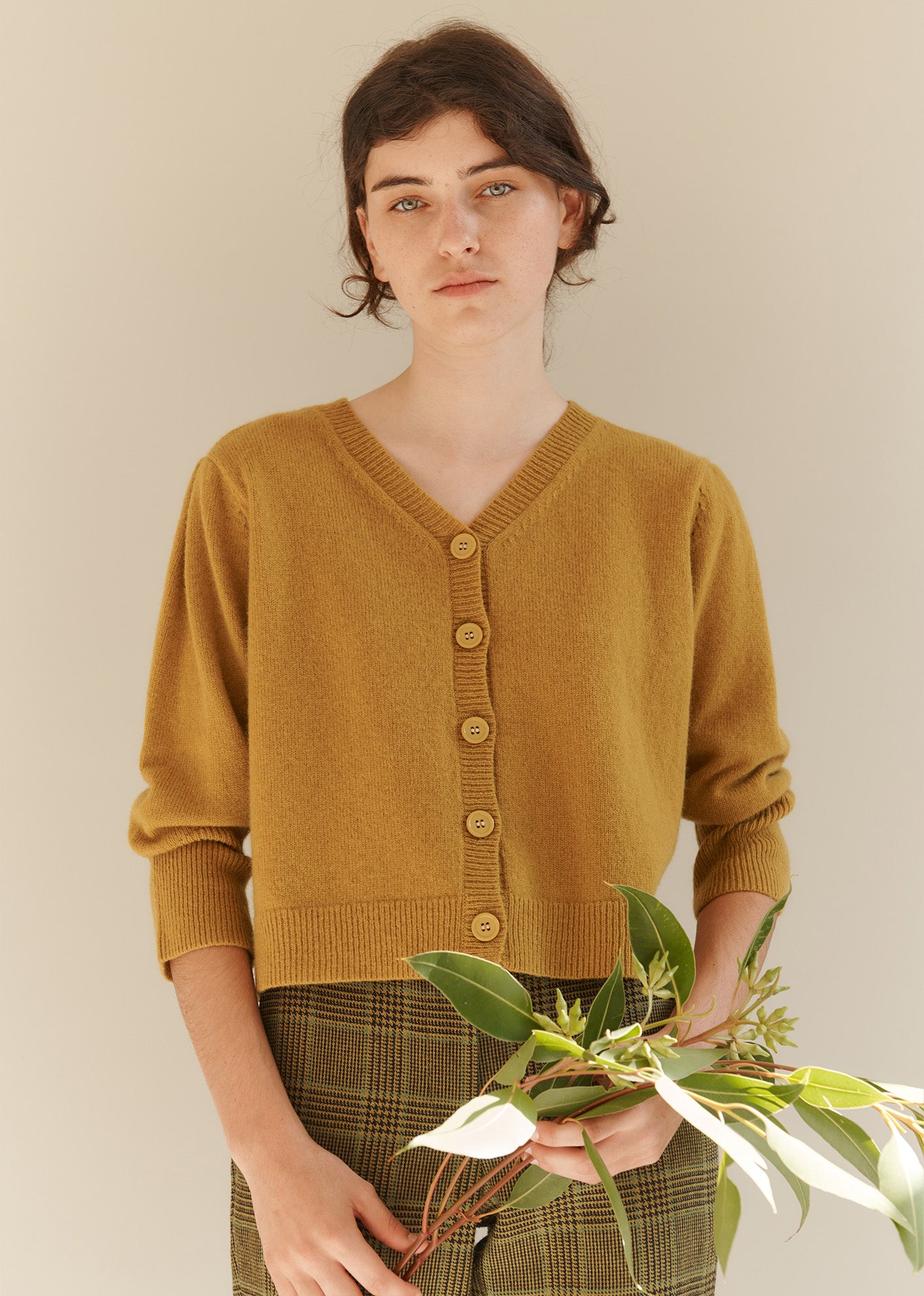 WOMEN'S CARDIGAN - CITRINE