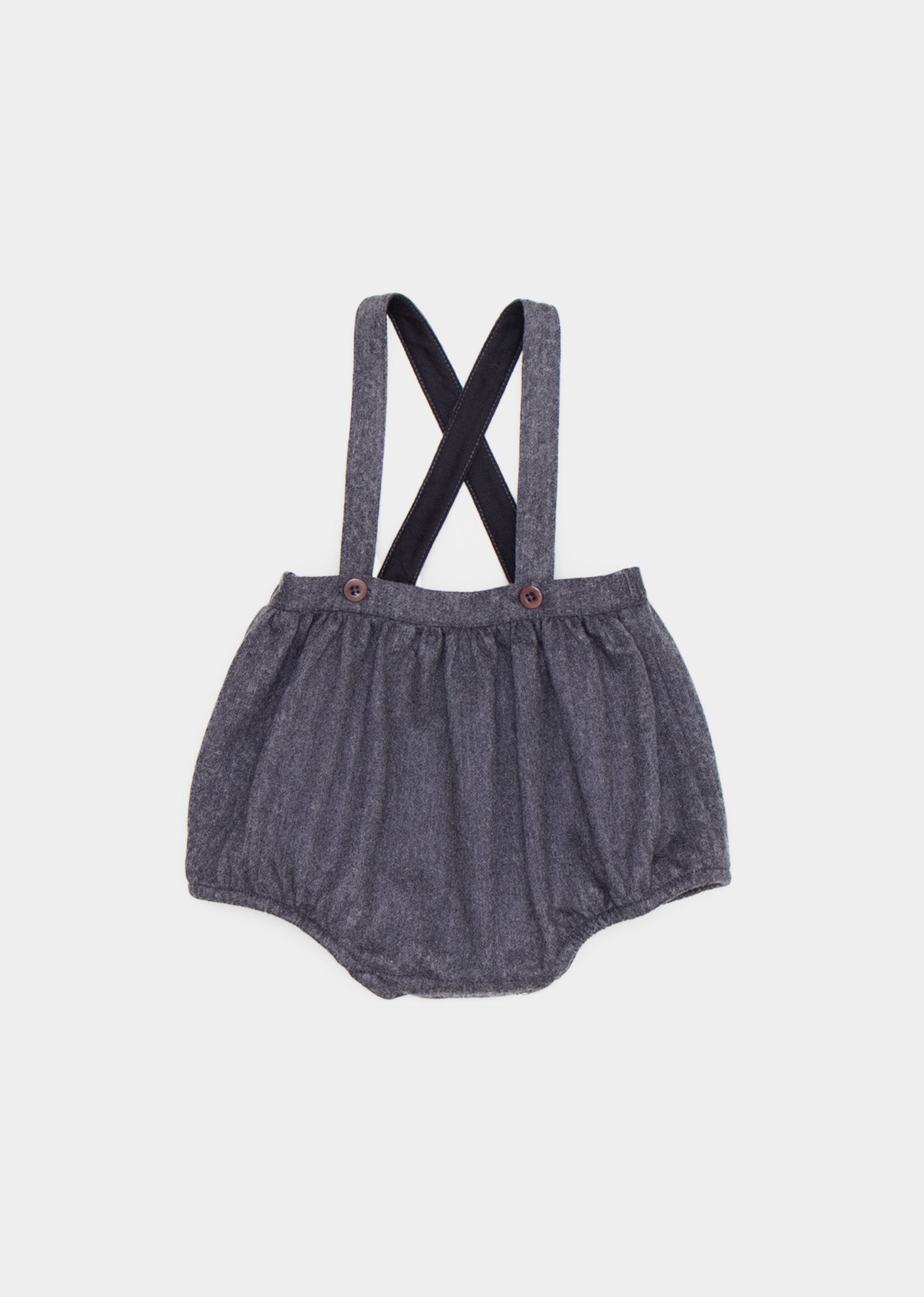 MUSA BABY ROMPER - CHARCOAL MELANGE