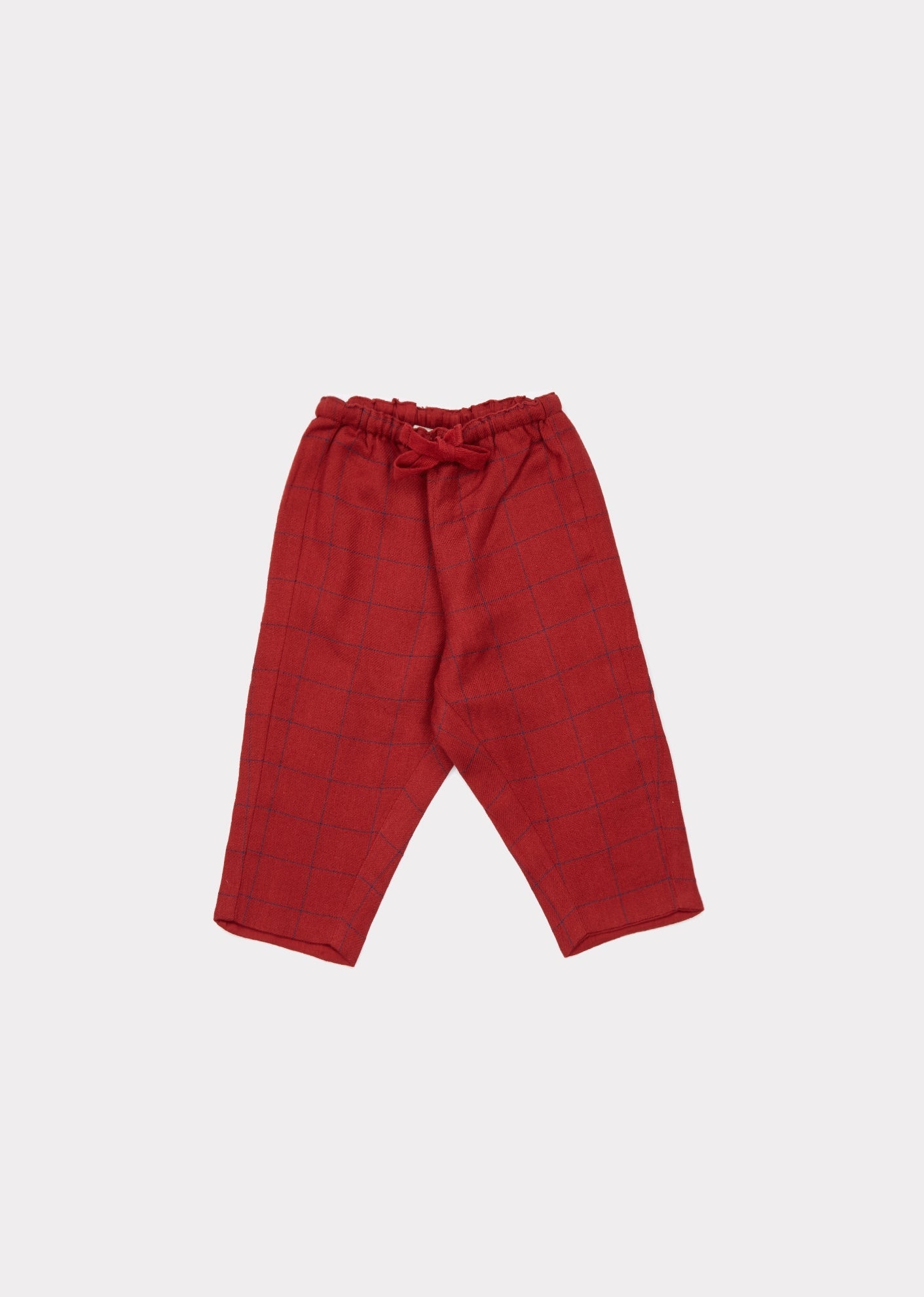 PRESTON BABY TROUSER - RED STABSTITCH