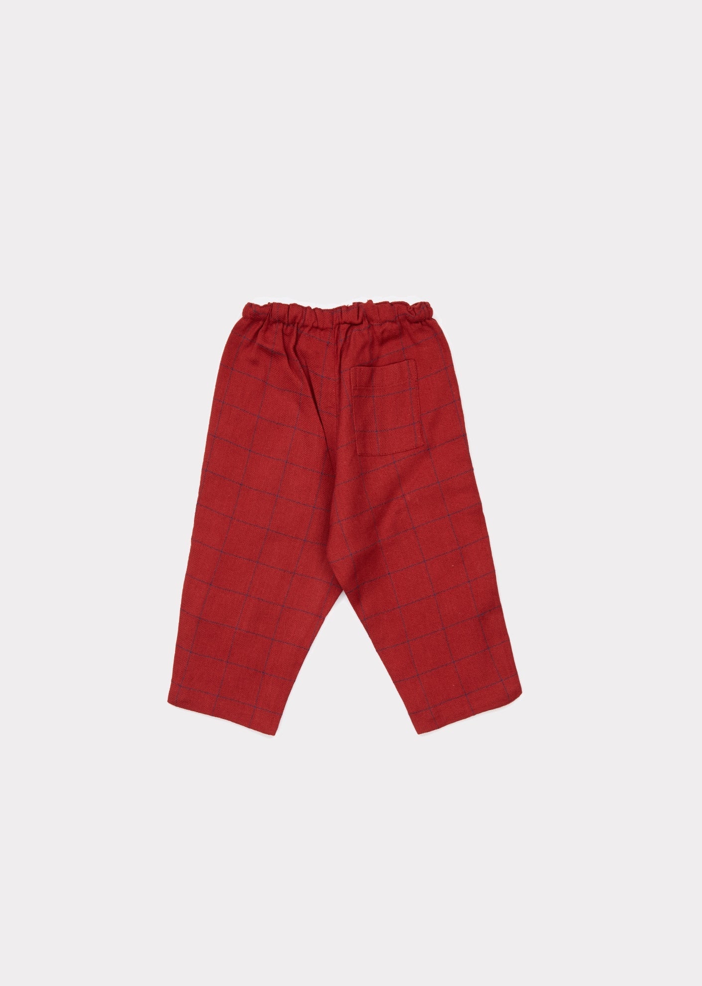 PRESTON BABY TROUSER - RED STABSTITCH