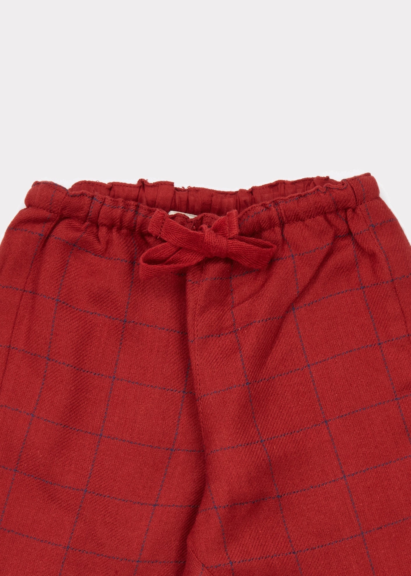 PRESTON BABY TROUSER - RED STABSTITCH