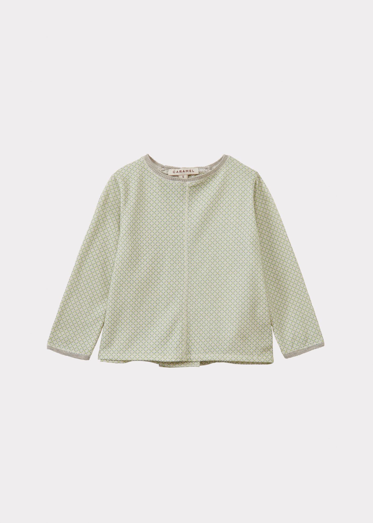 BARNES BABY TOP AND TROUSERS SET - DITSY GEO PRINT