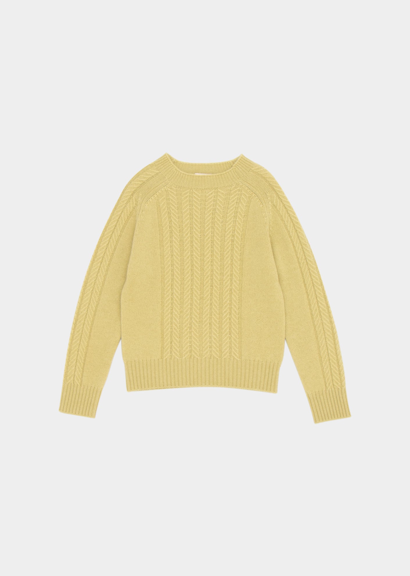 SCOUT CHILDREN'S CASHMERE JUMPER - GOLDEN GREEN