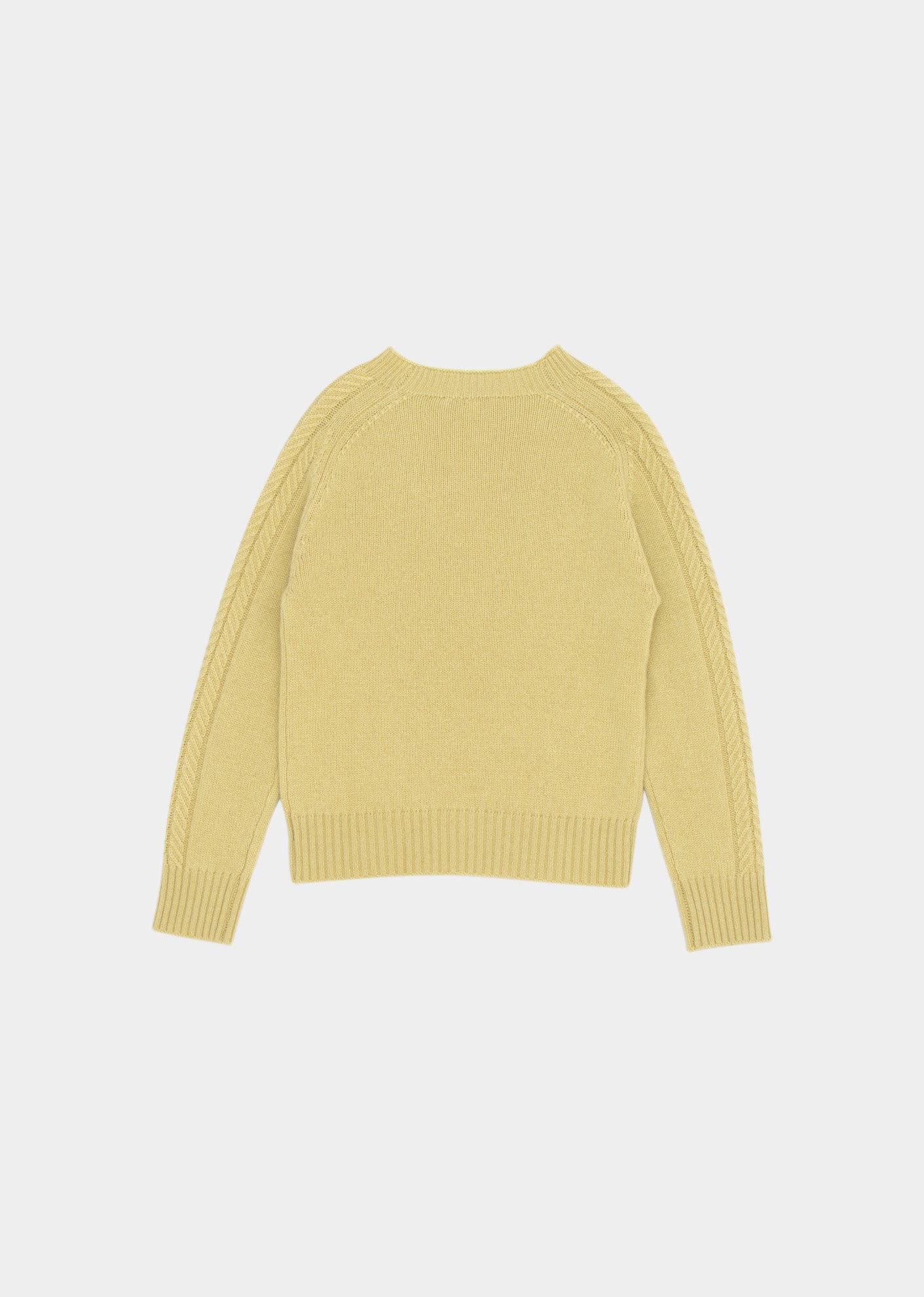SCOUT CHILDREN'S CASHMERE JUMPER - GOLDEN GREEN
