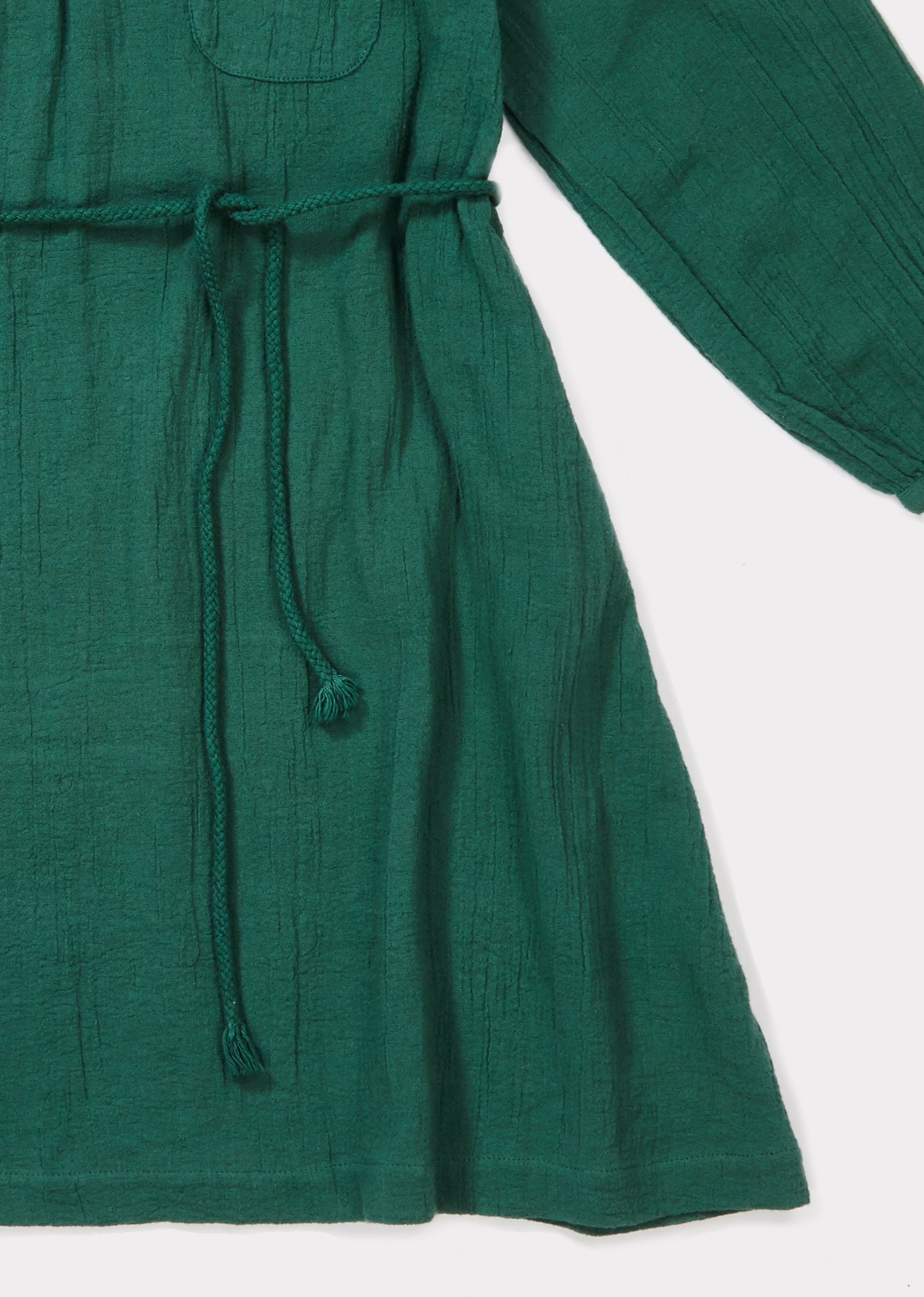 TANA DRESS - DARK GREEN