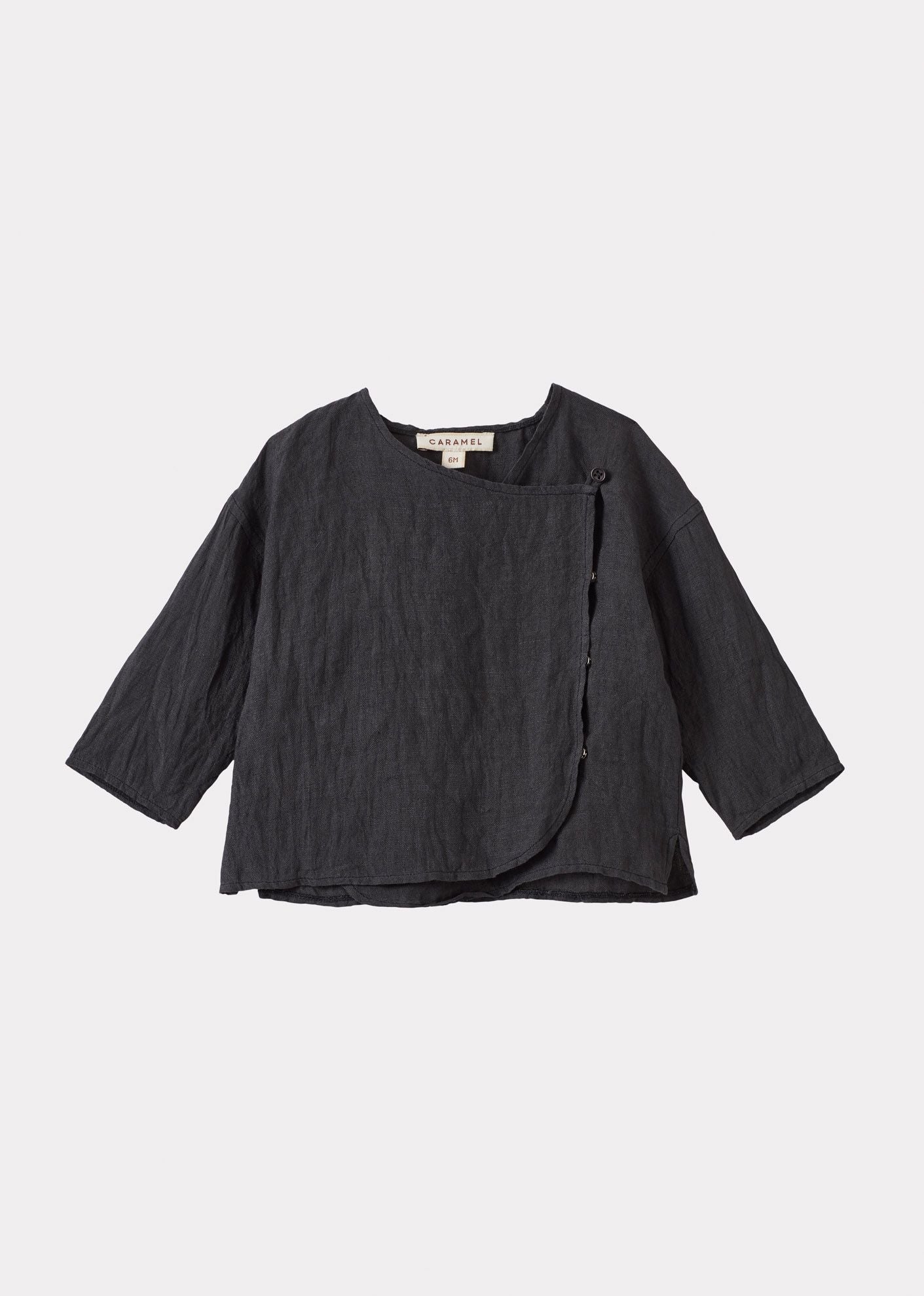 ACORUS BABY TOP AND TROUSERS SET - CHARCOAL