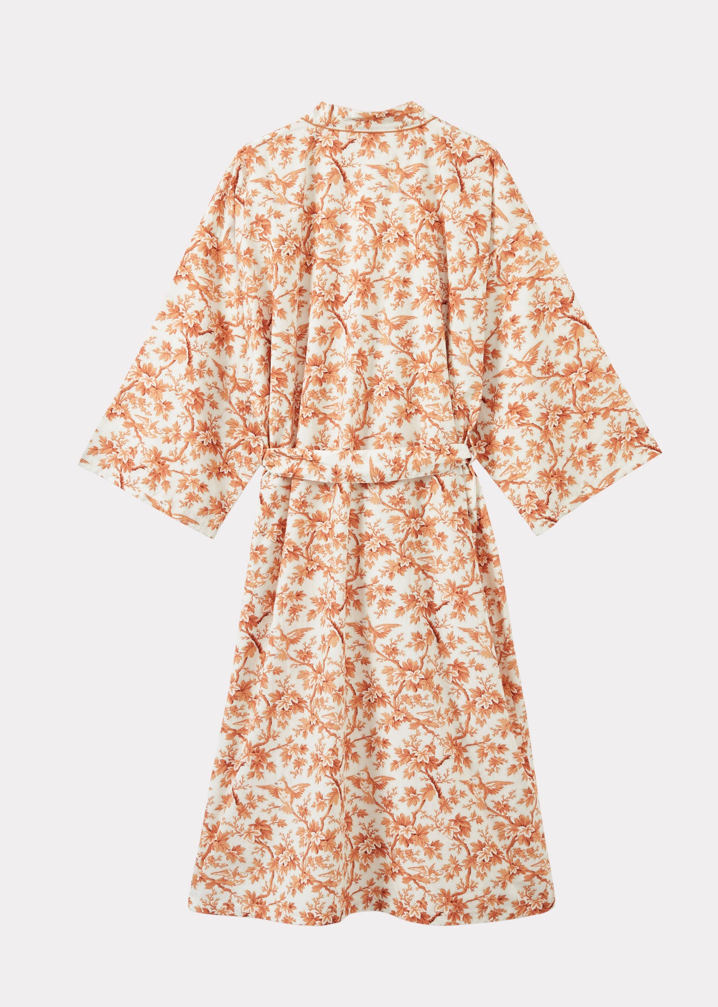 WOMEN'S NIGHT ROBE - ORANGE TREE TOP PRINT