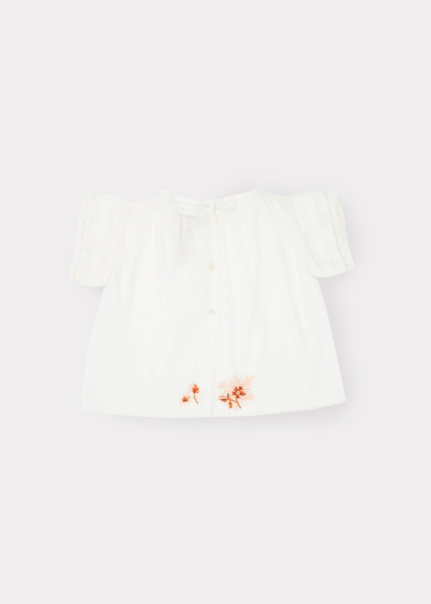VICTORIAN BABY SET - OFF WHITE