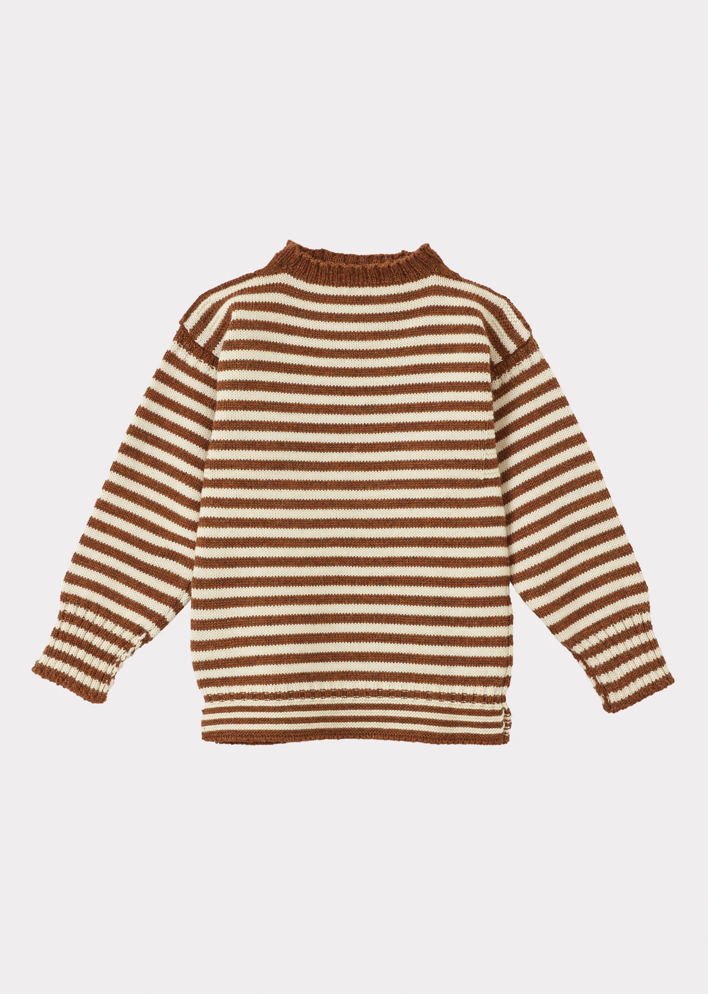 GUERNSEY KIDS JUMPER - CINNAMON