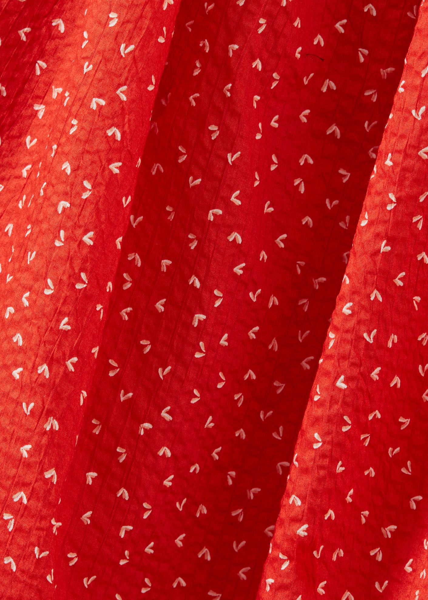 AGAVE GIRL'S MIRACLE WEAVE COTTON DRESS - POPPY RED